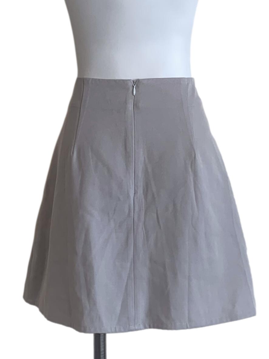 Smoke Grey A-Line Skort