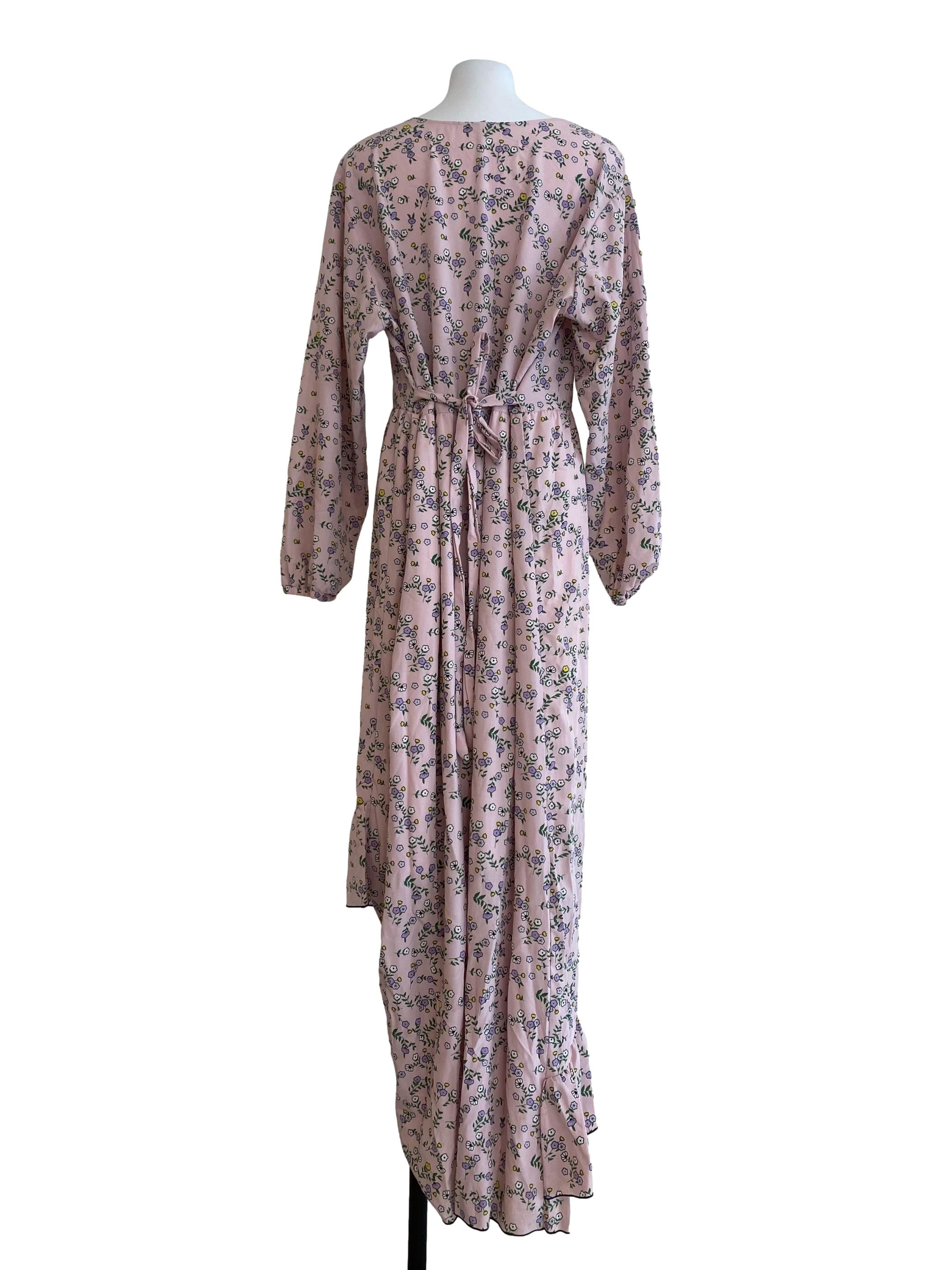 Soft Pink Flowery Dress