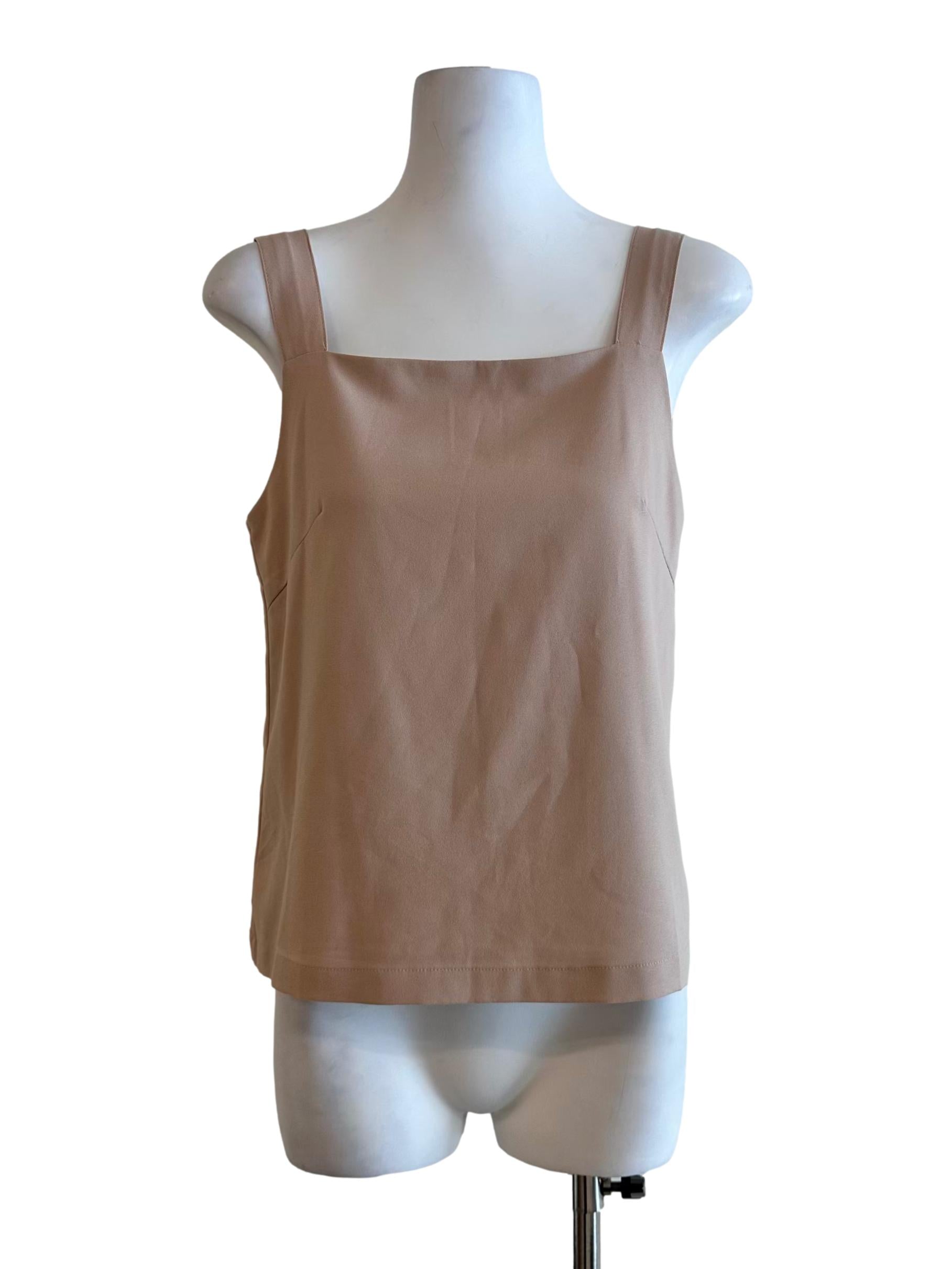 Latte Beige Sleeveless Top TTR