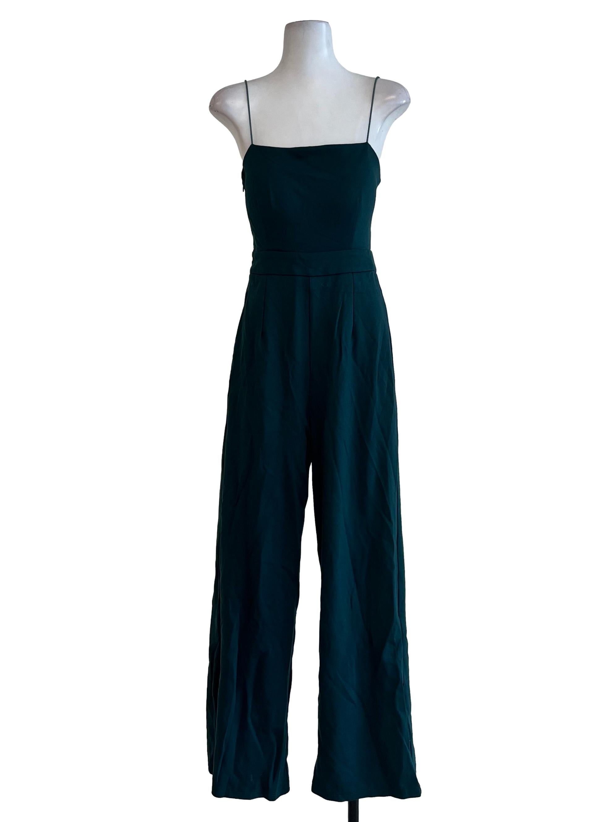 Torqoise Plain Jumsuit