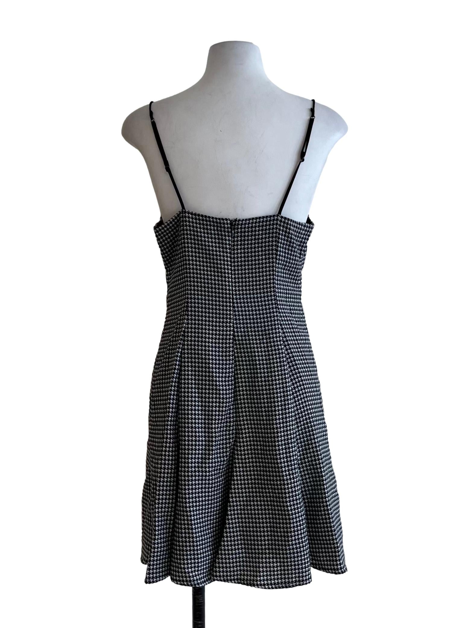 Black Houndstooth Sundress