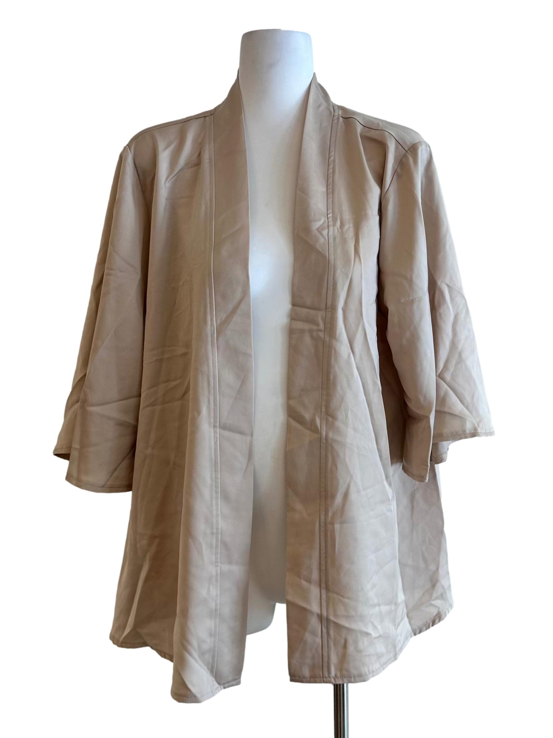 Eggnog Satin Cardigan