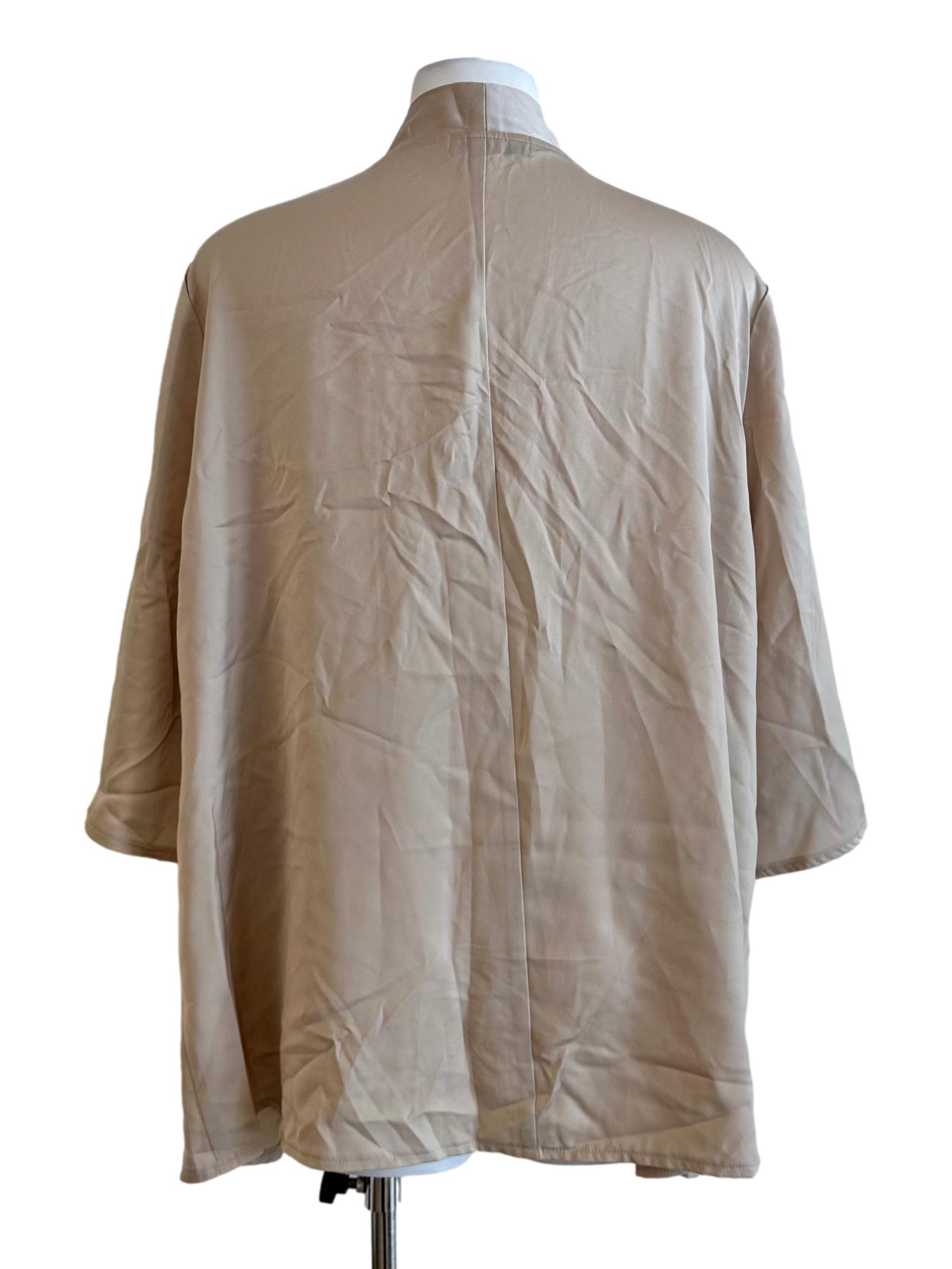 Eggnog Satin Cardigan