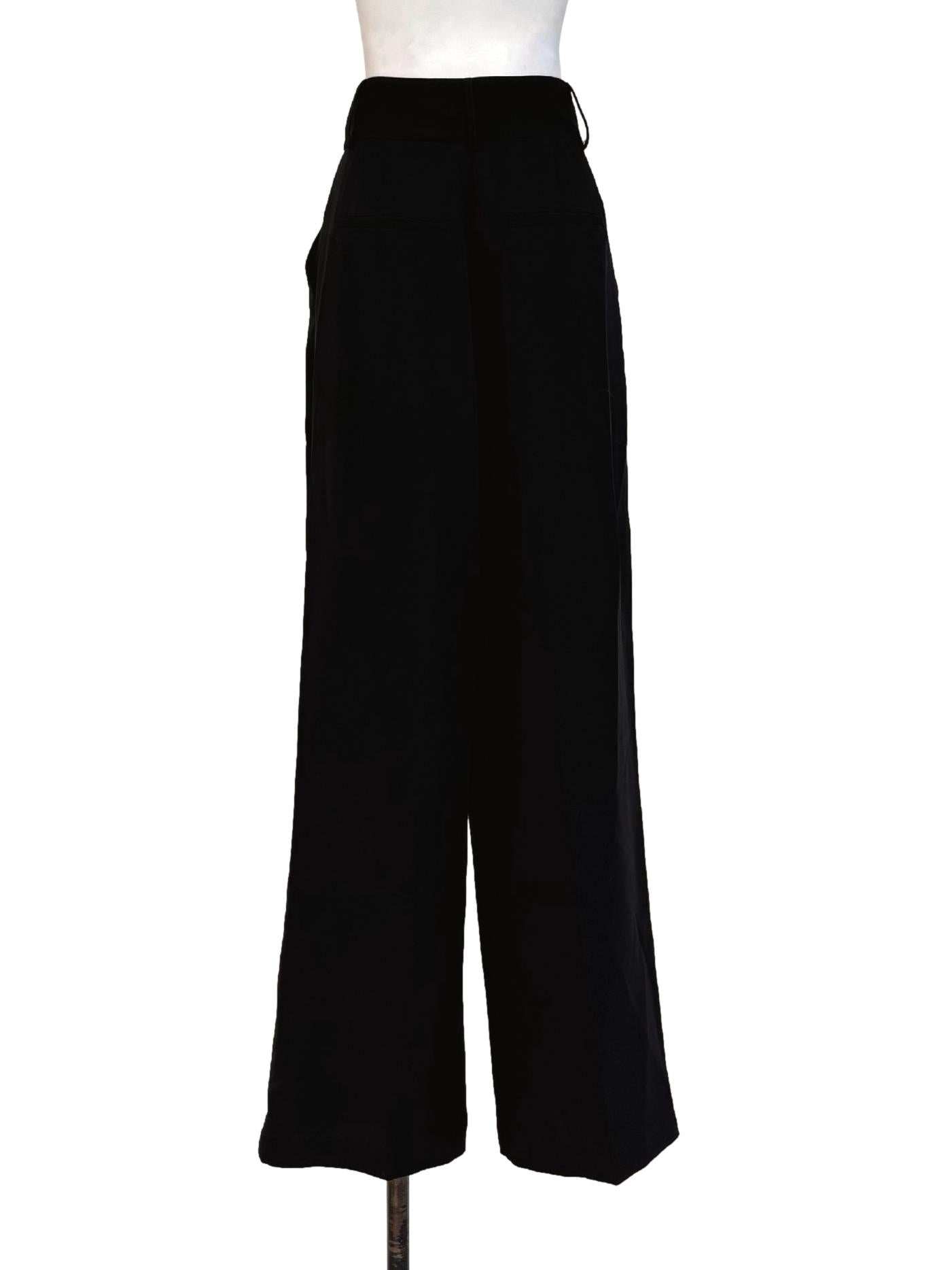Night Black Wide Leg Pants LB