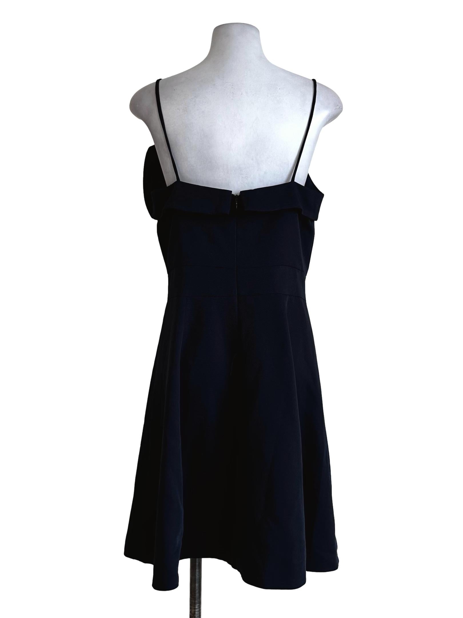 Navy Blue Plain Dress