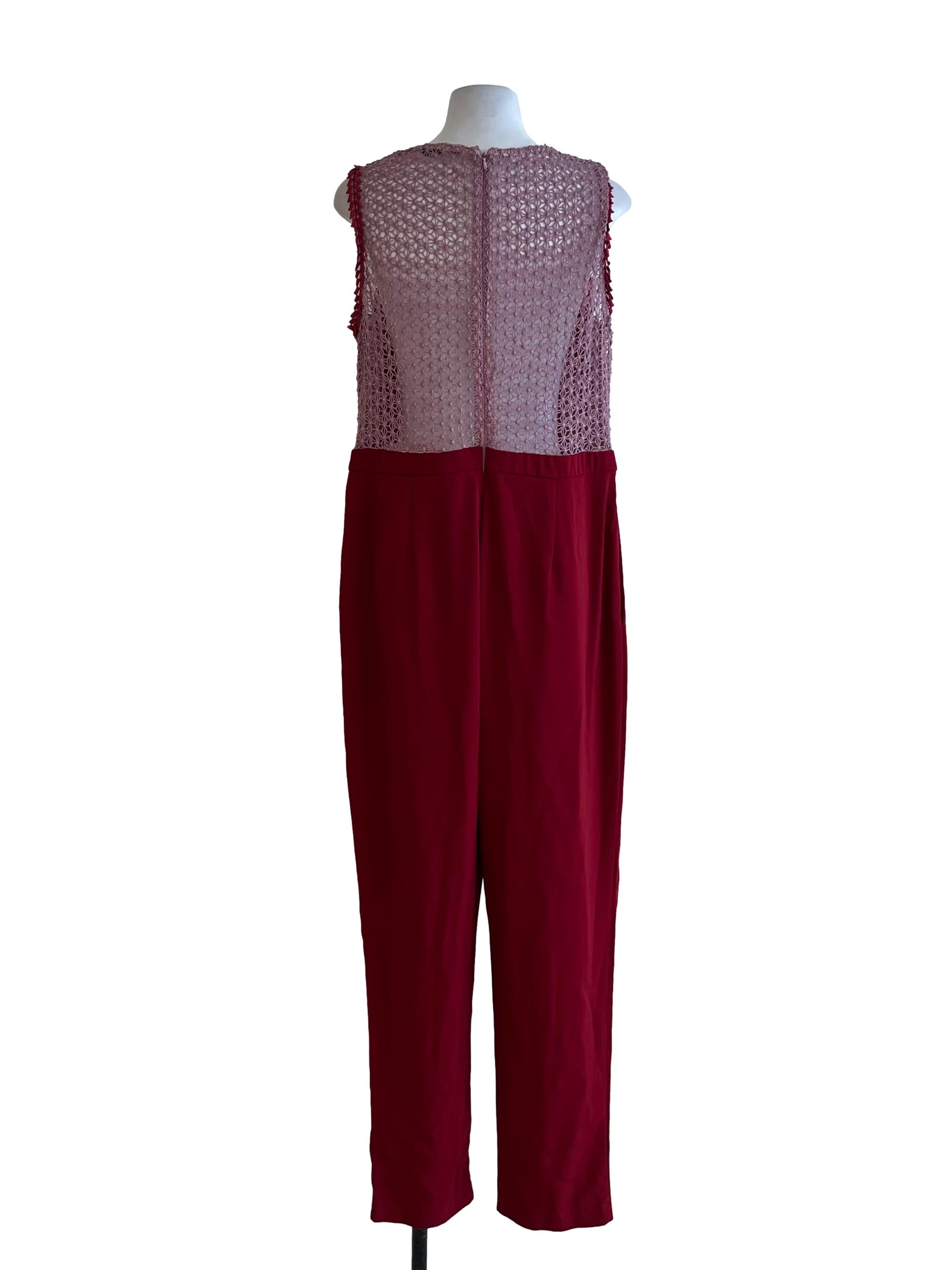 Lilac Purple Lace Jumpsuit