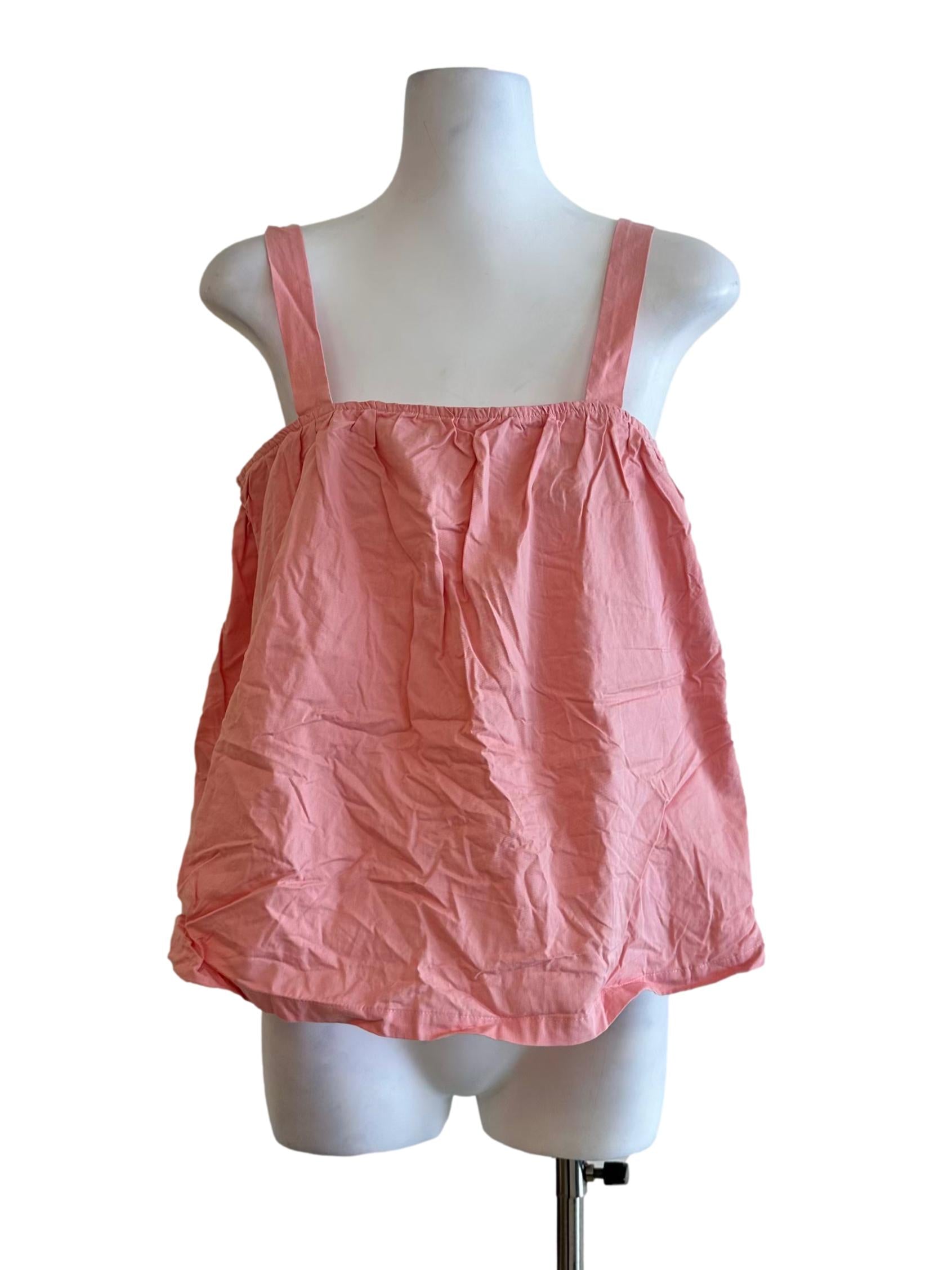 Coral Pink Sleeveless Top