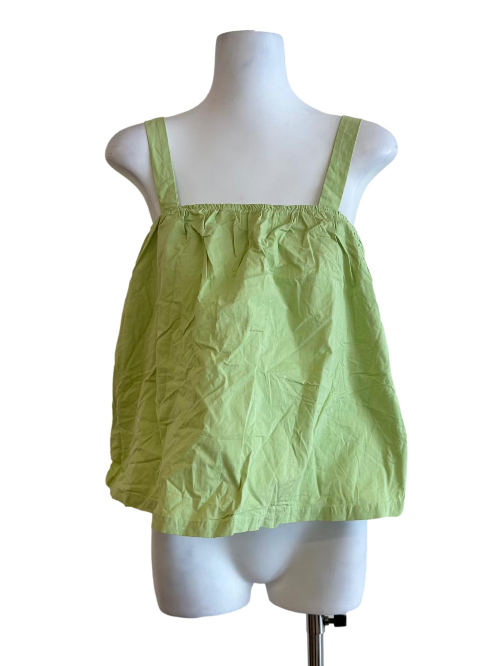 Lime Green Sleeveless Top