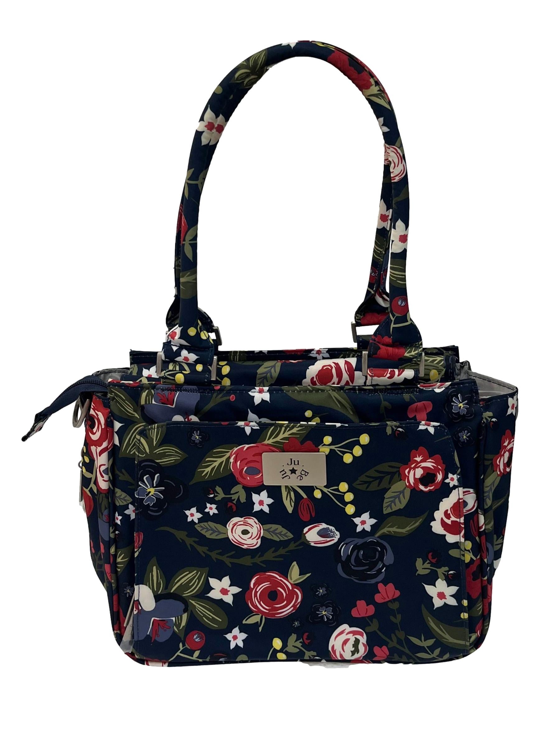 Blue Floral Small Tote Bag