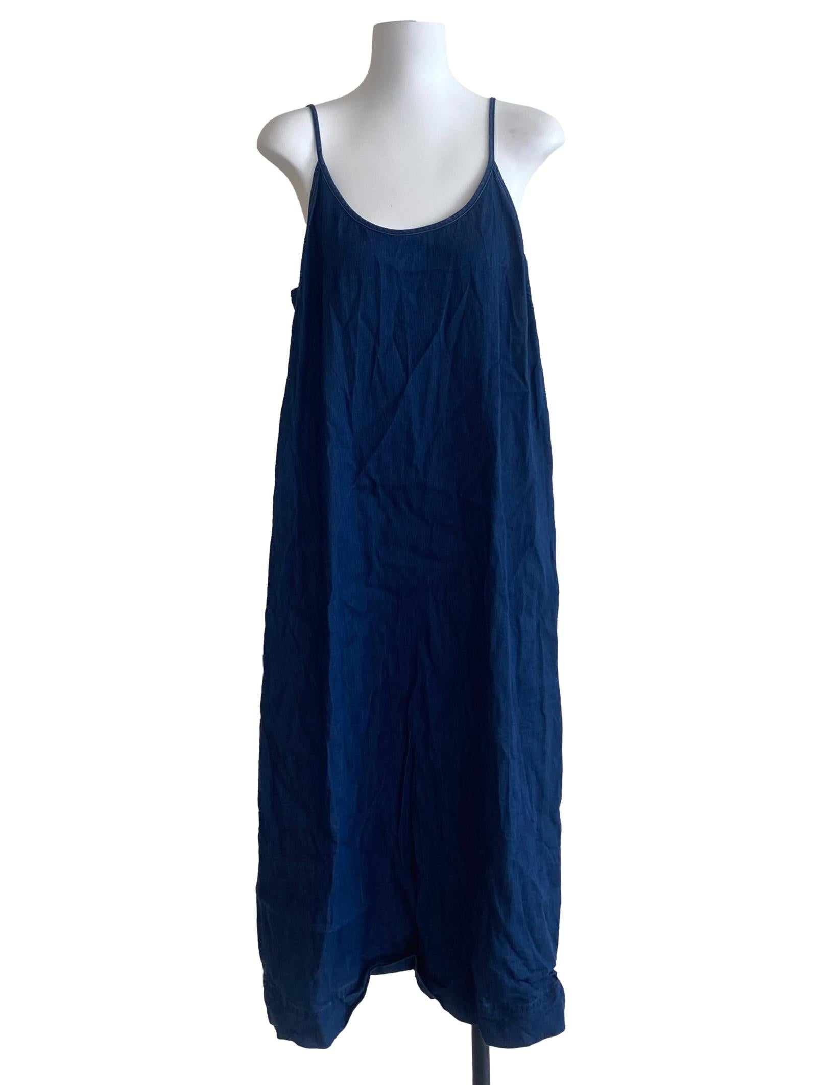 Denim Blue Slip Tent Dress