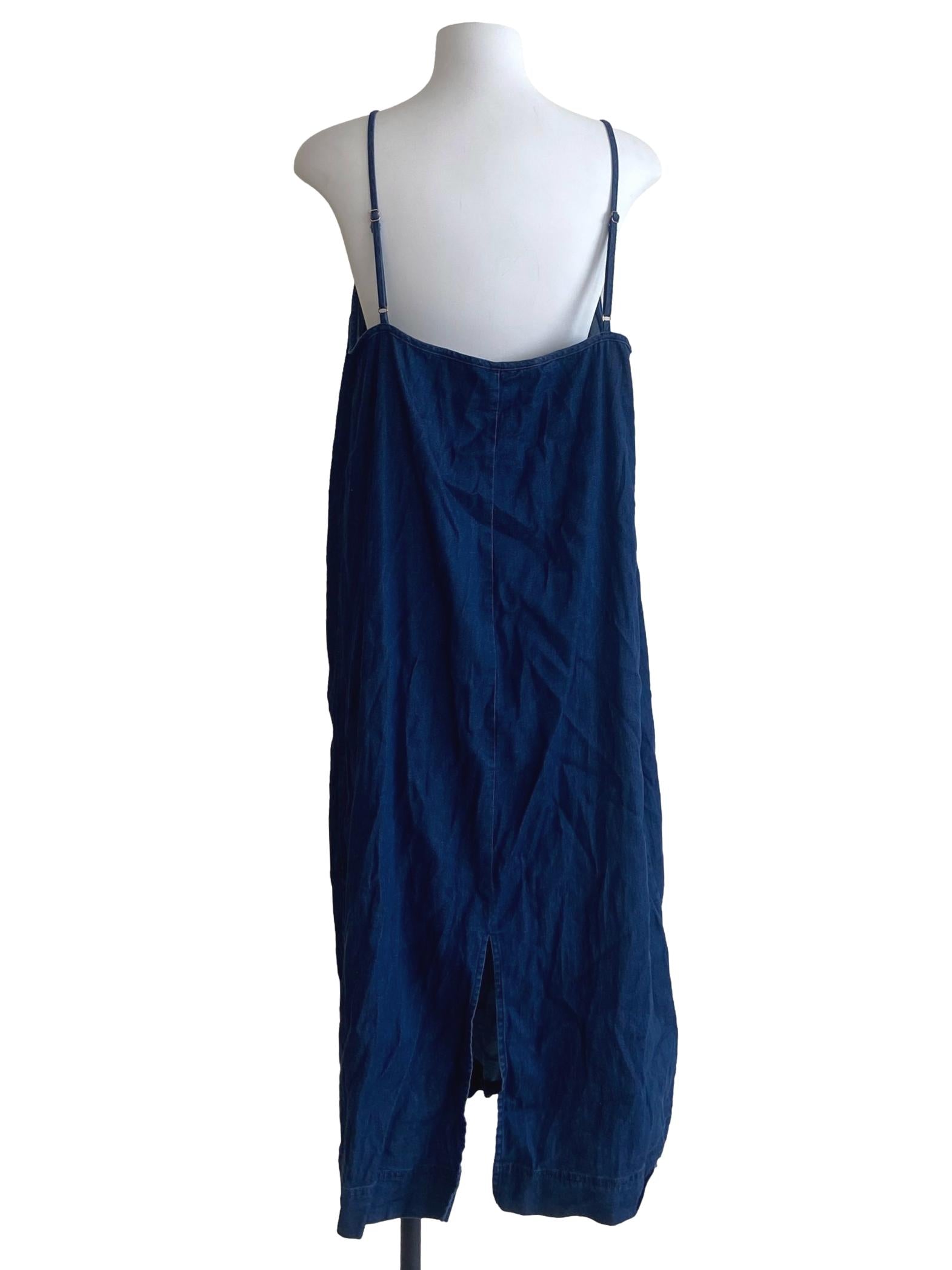 Denim Blue Slip Tent Dress