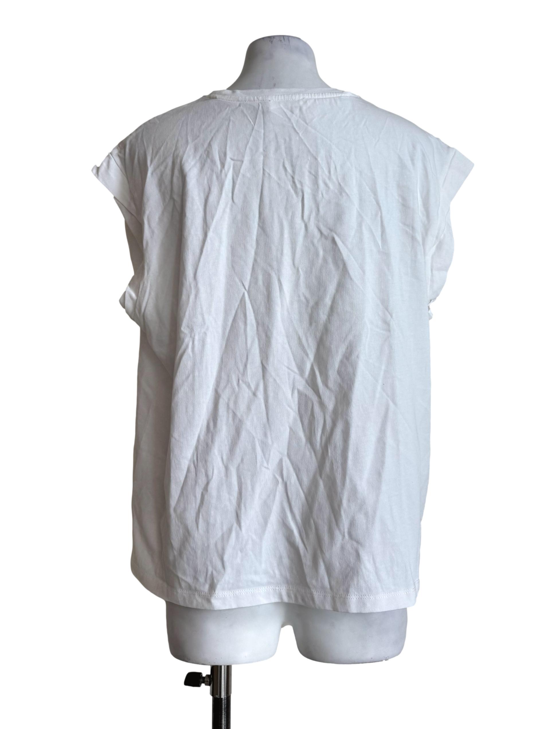 Pure White Round Neck Shirt LB