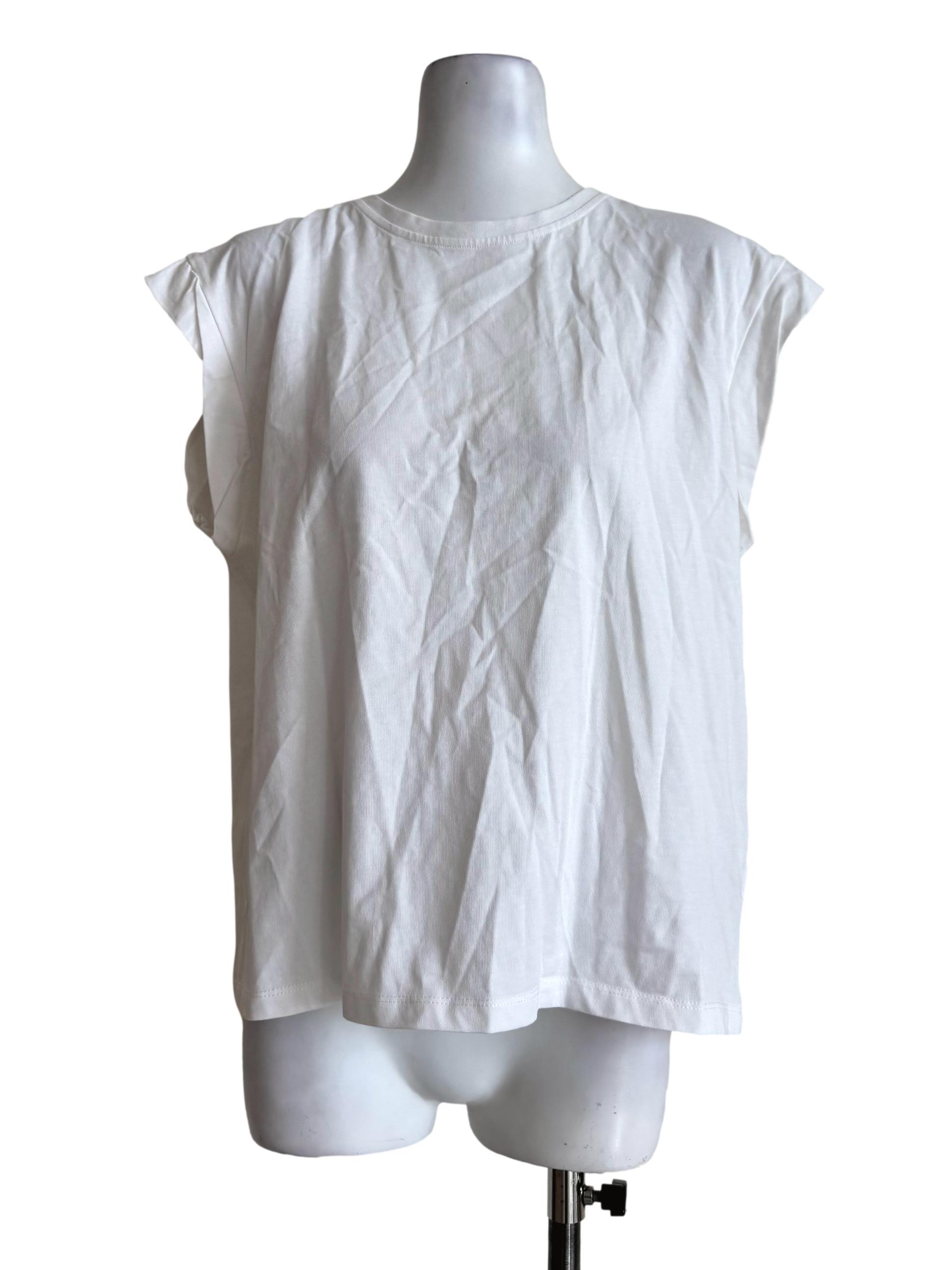 Pure White Round Neck Shirt LB