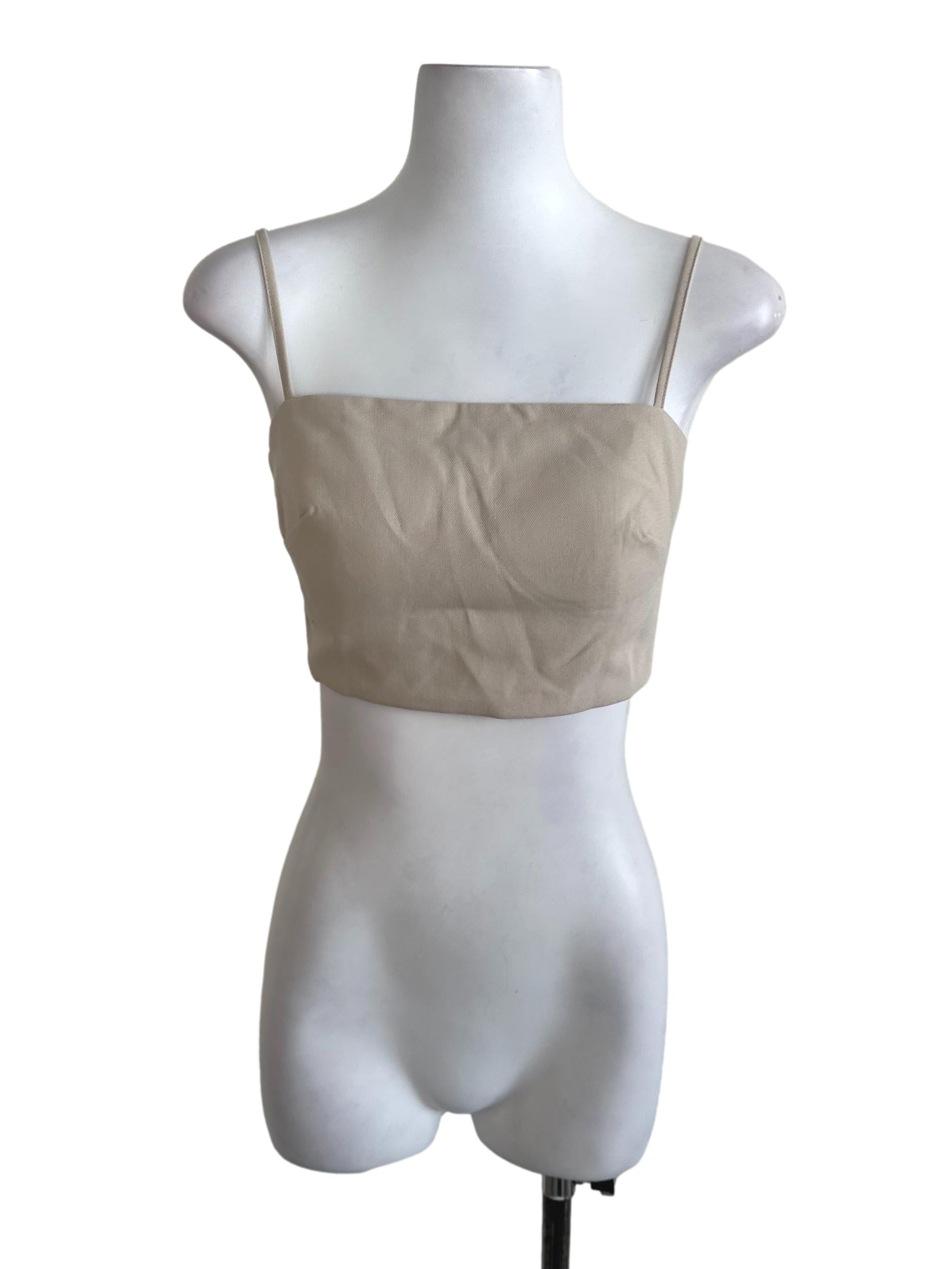 Oyster Beige Plain Top