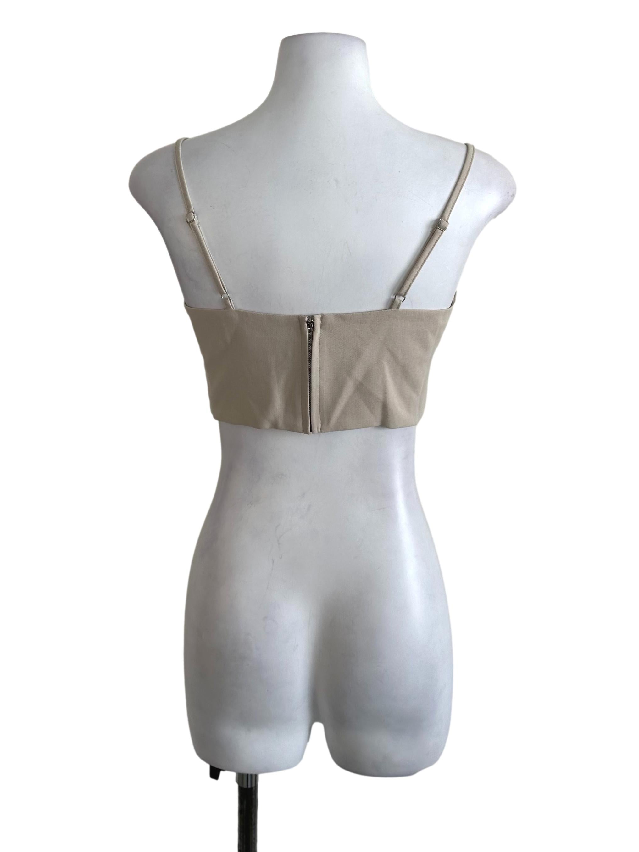 Oyster Beige Plain Top