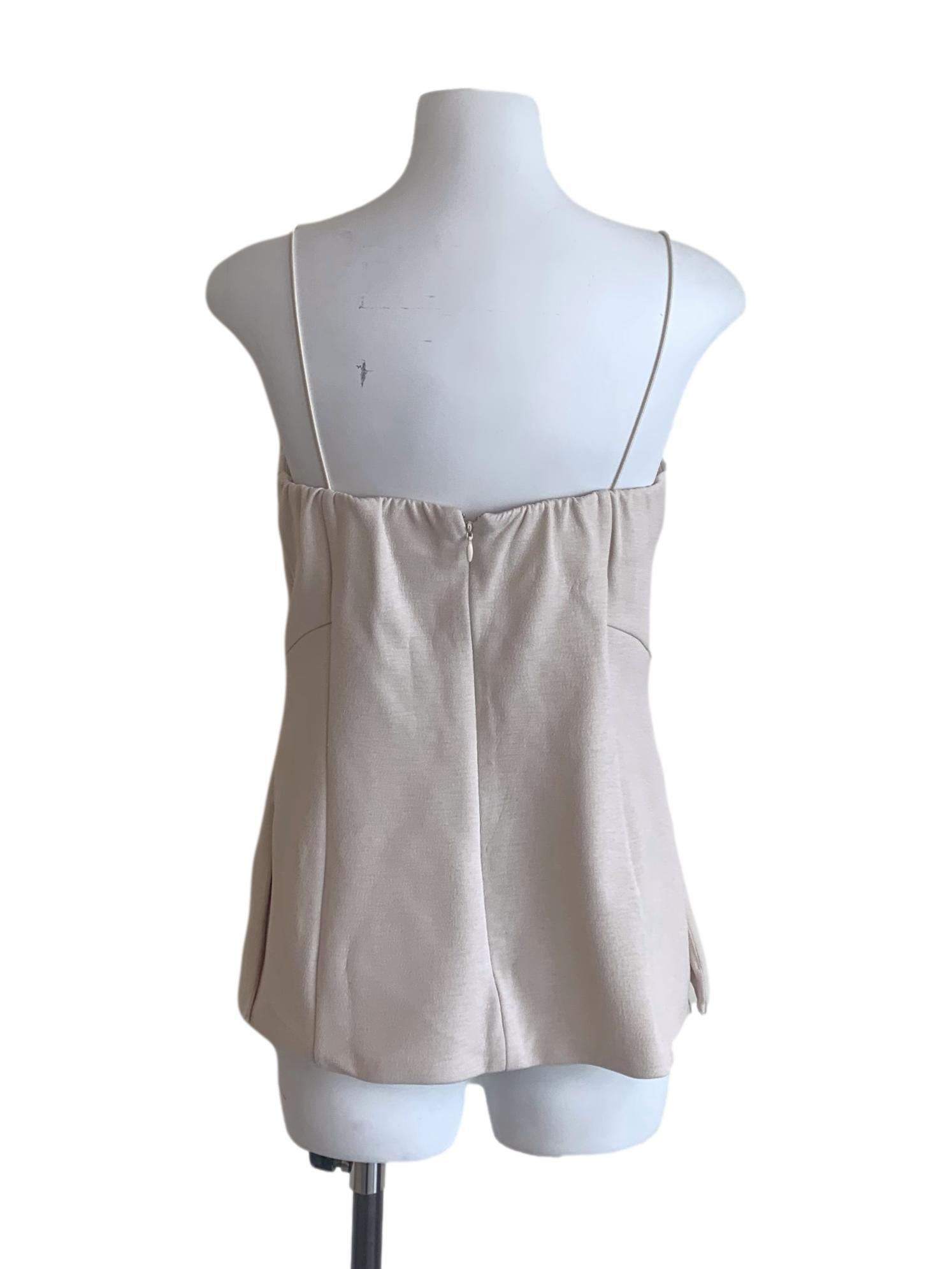 Bone Beige Tank Top