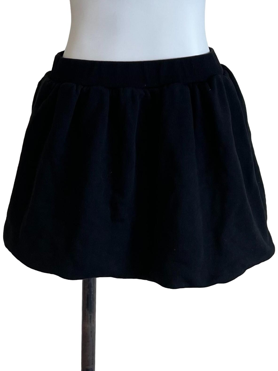 Black Bubble Mini Skirt