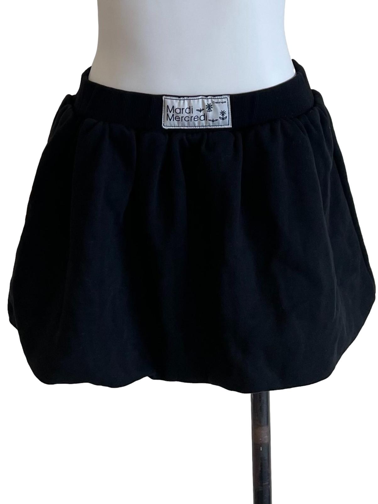 Black Bubble Mini Skirt
