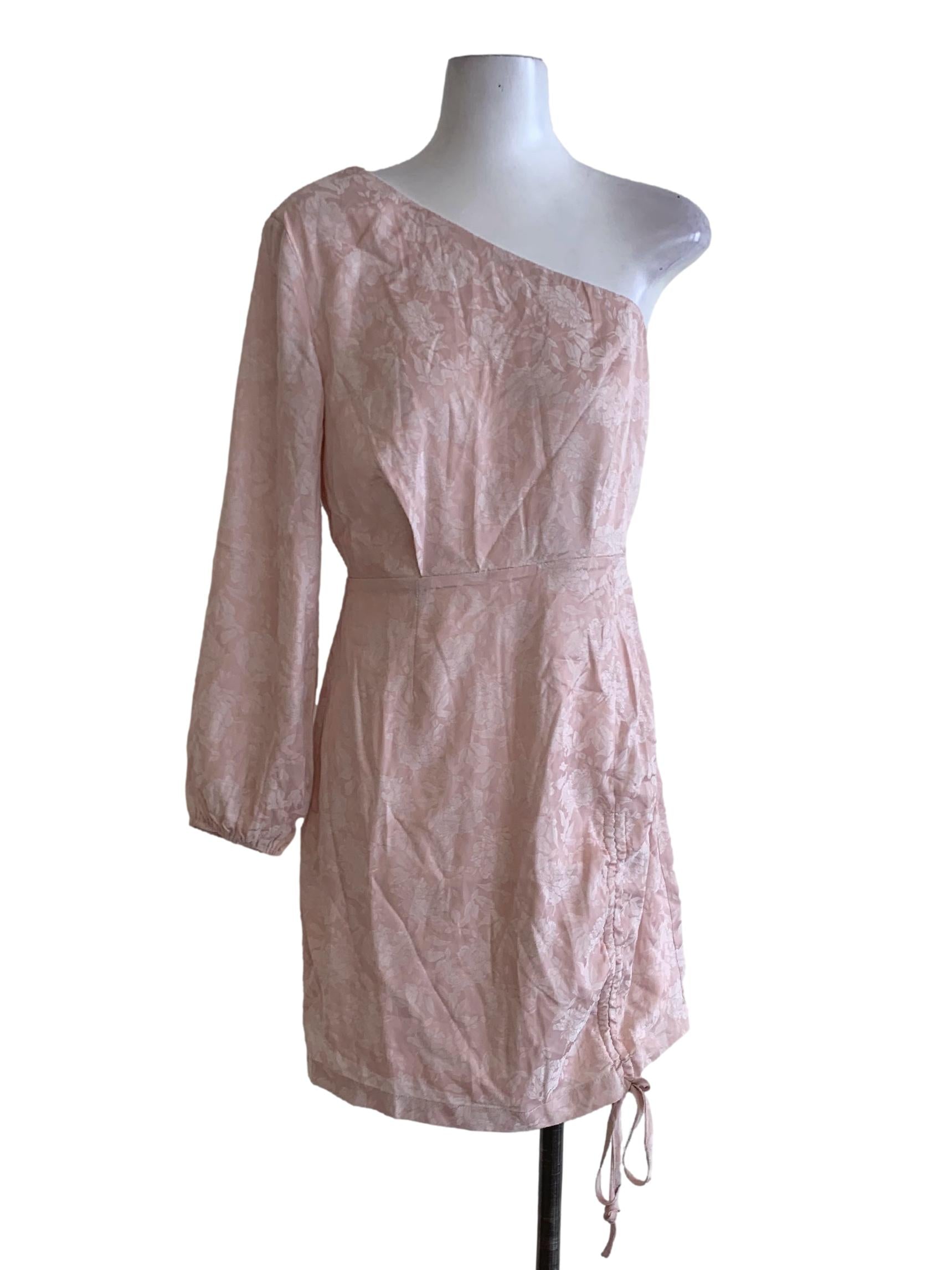 Blush Pink Floral Empire Dress