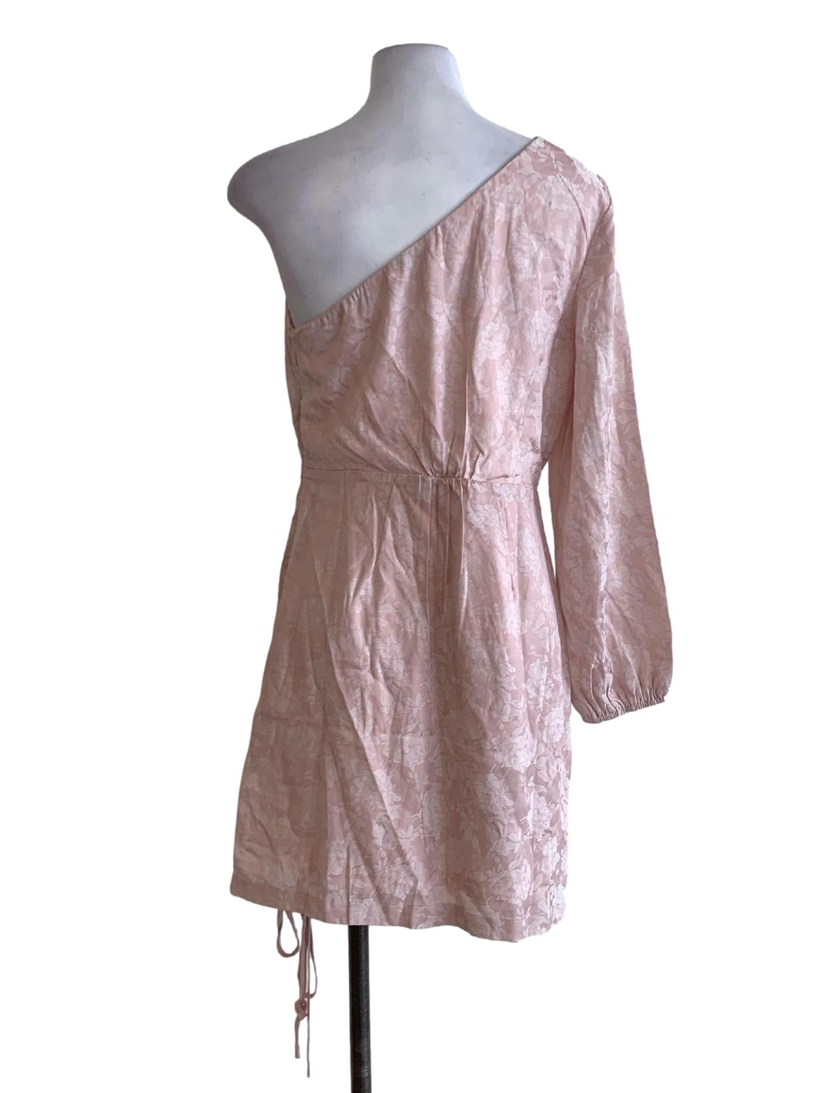 Blush Pink Floral Empire Dress