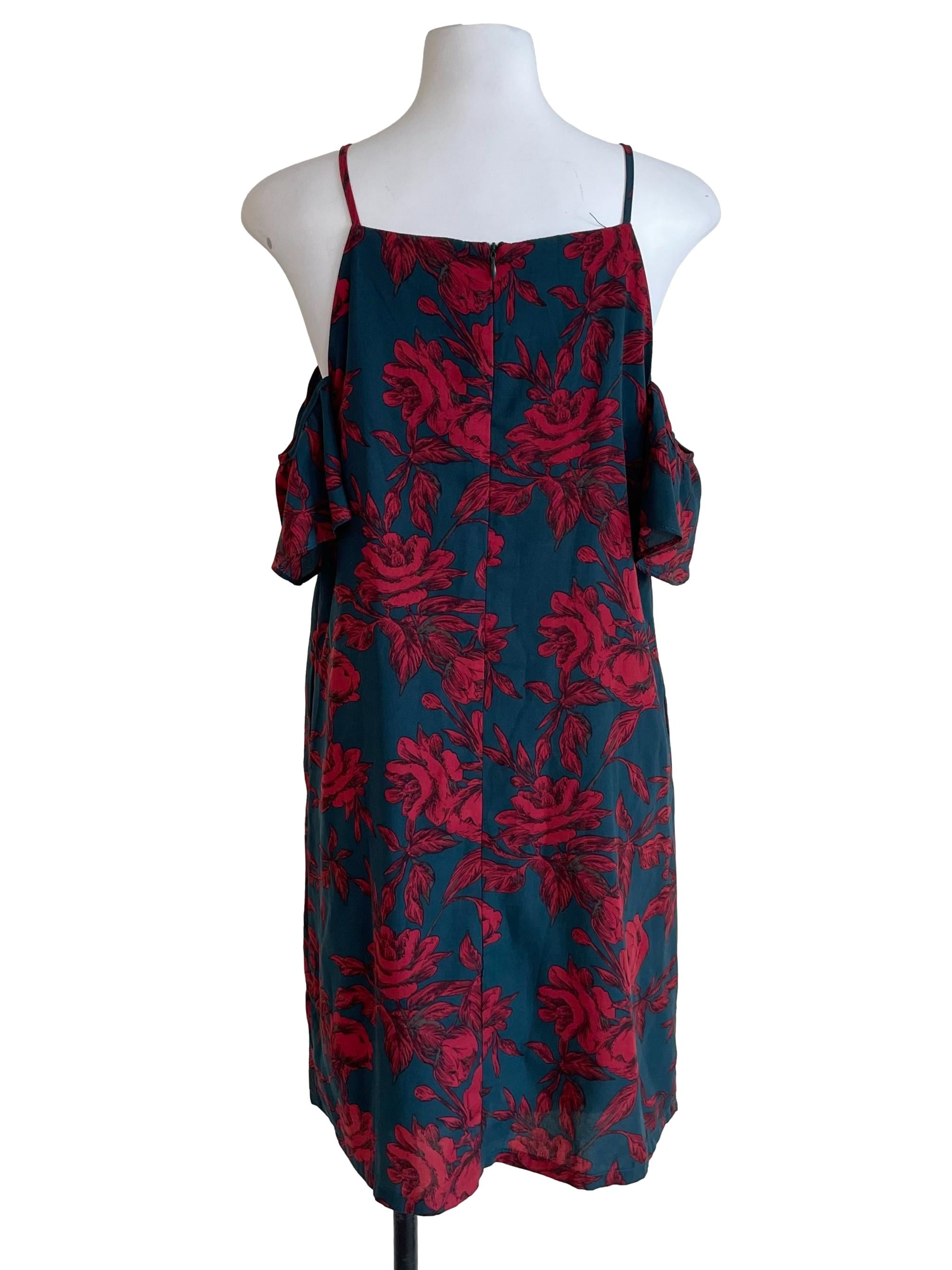 Pine & Ruby Off Shoulder Floral Dress