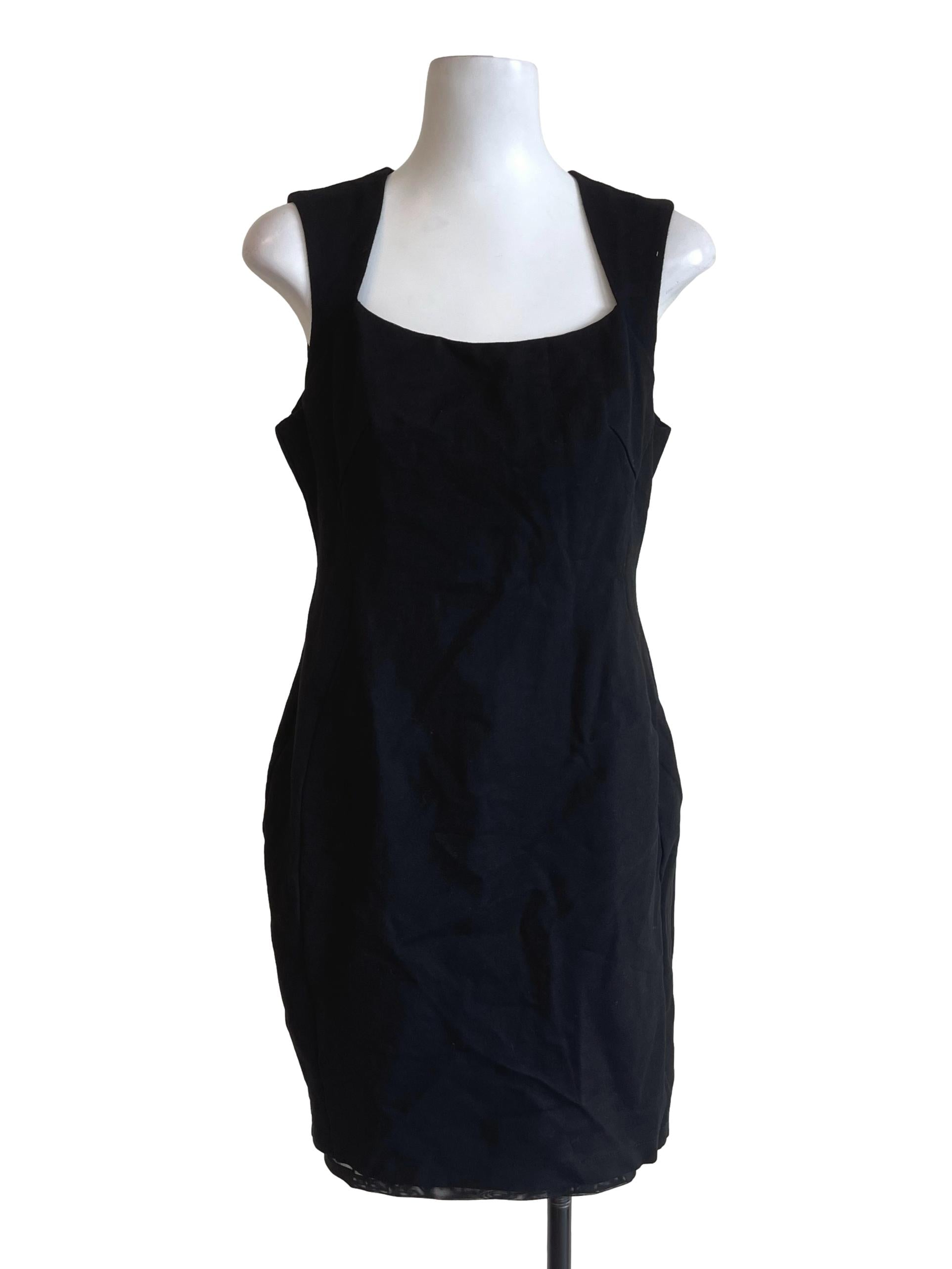 Black Plain Formal Dress