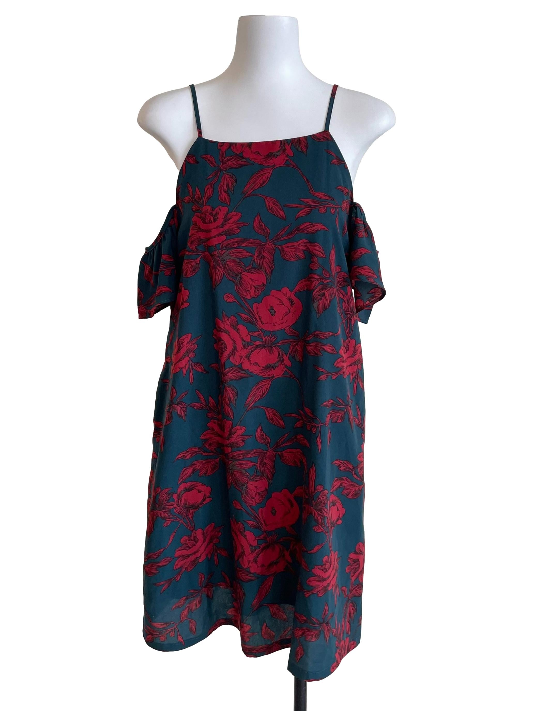 Pine & Ruby Off Shoulder Floral Dress