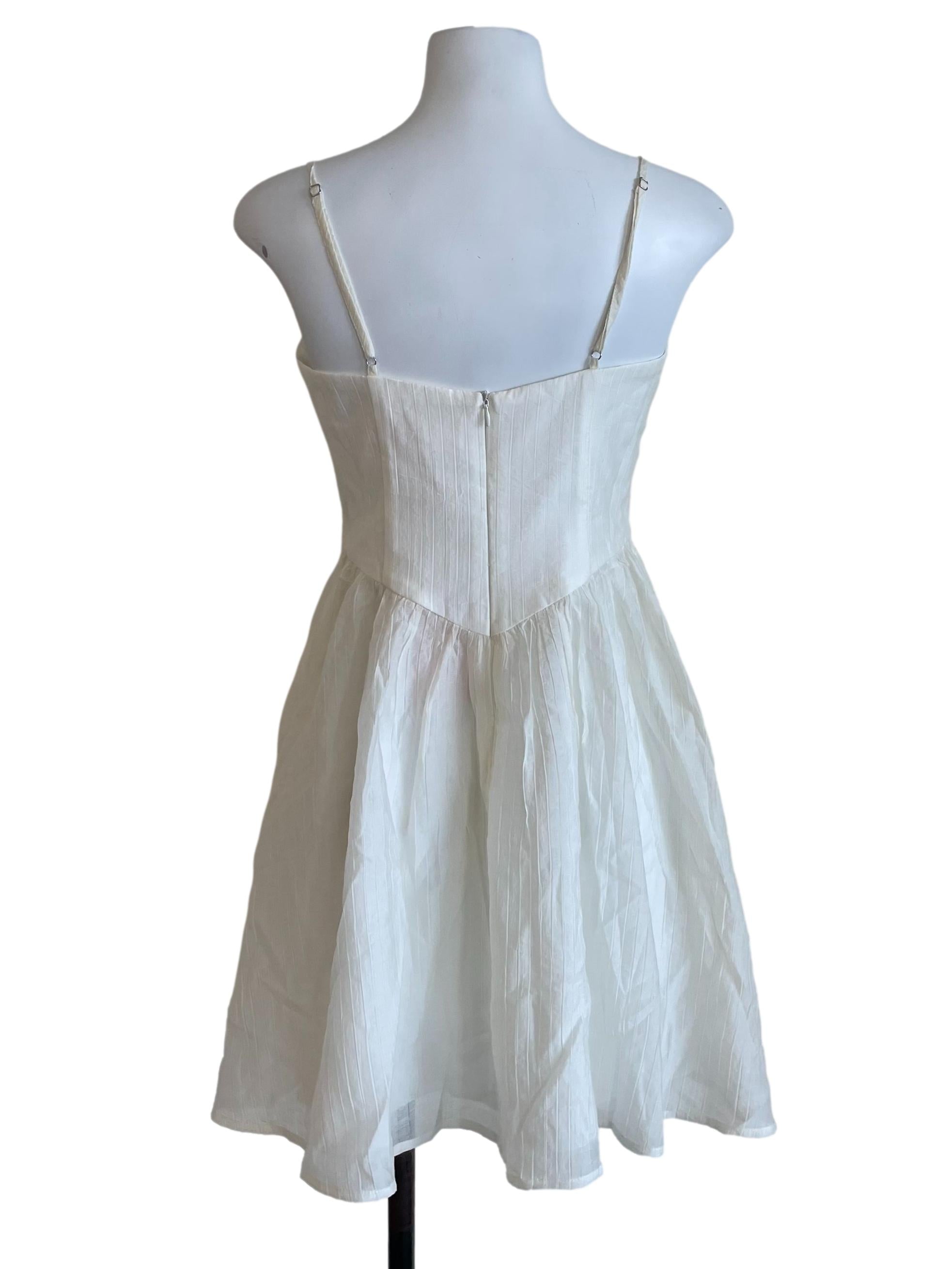 Off White Ballet Cami Dress
