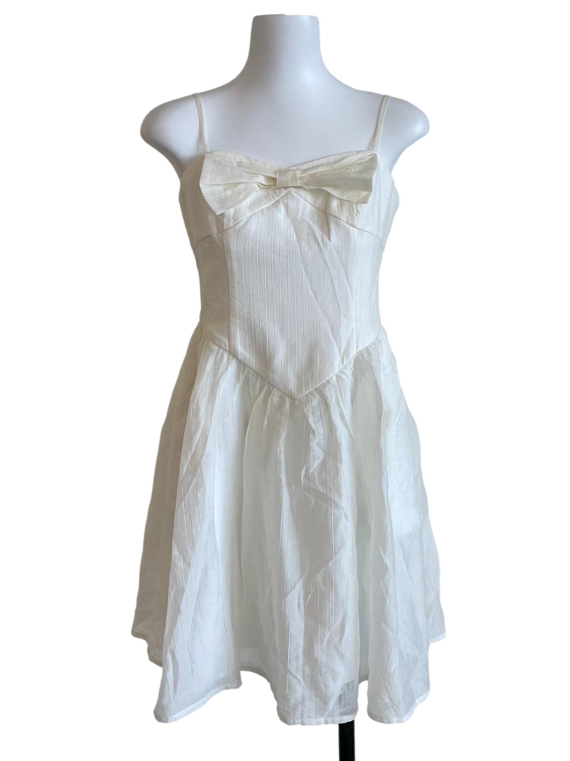 Off White Ballet Cami Dress