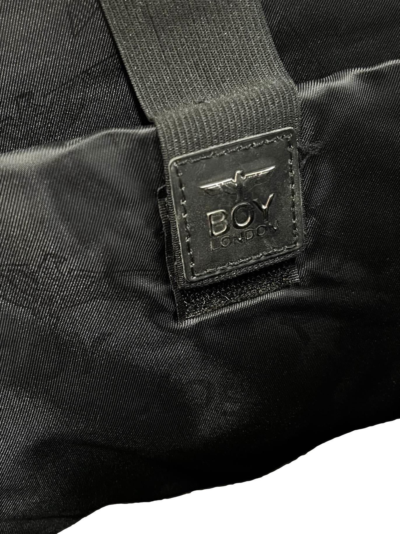 Black Backpack With Buckle Details