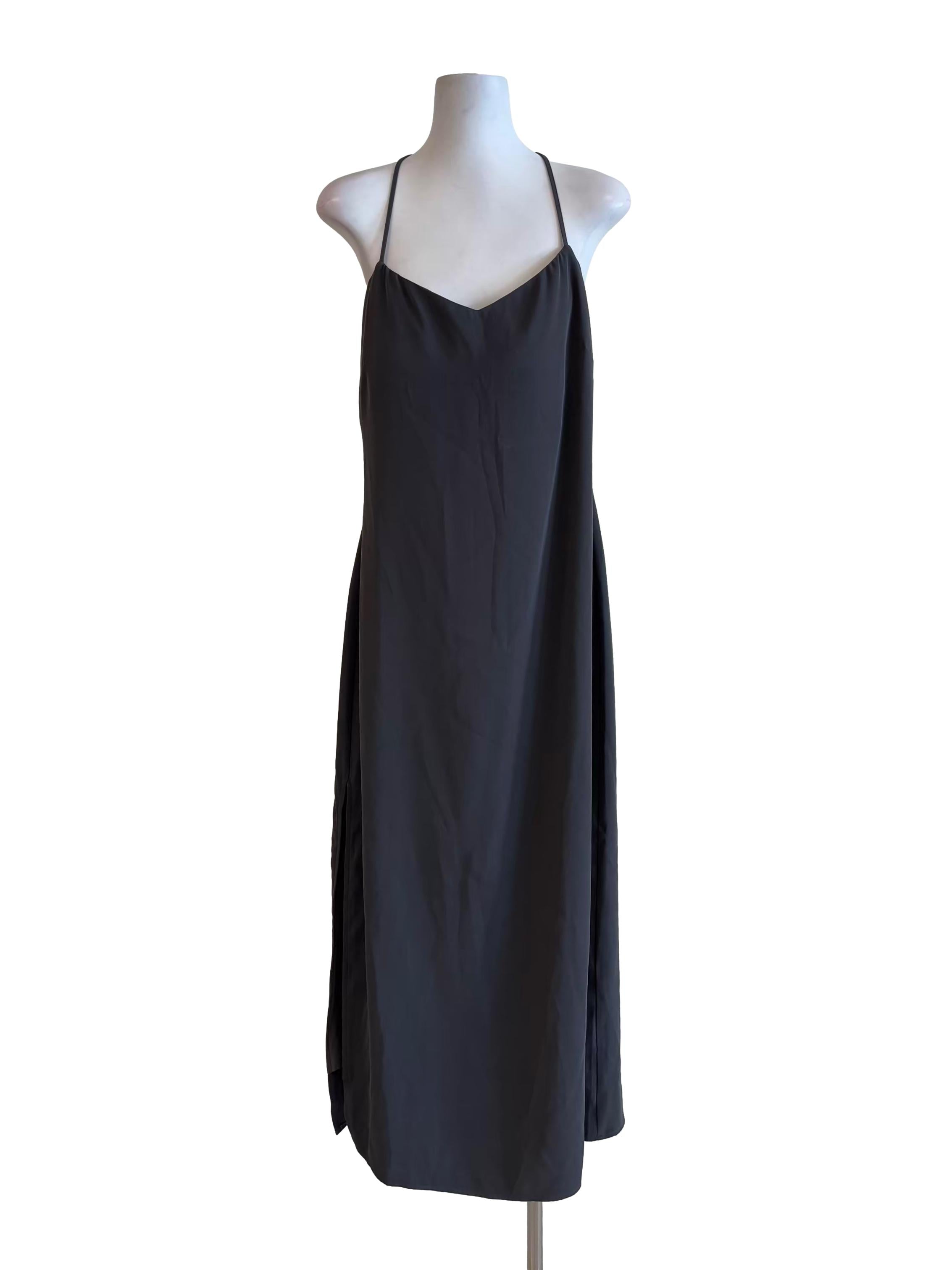 Nevada Grey Halter Shift Dress