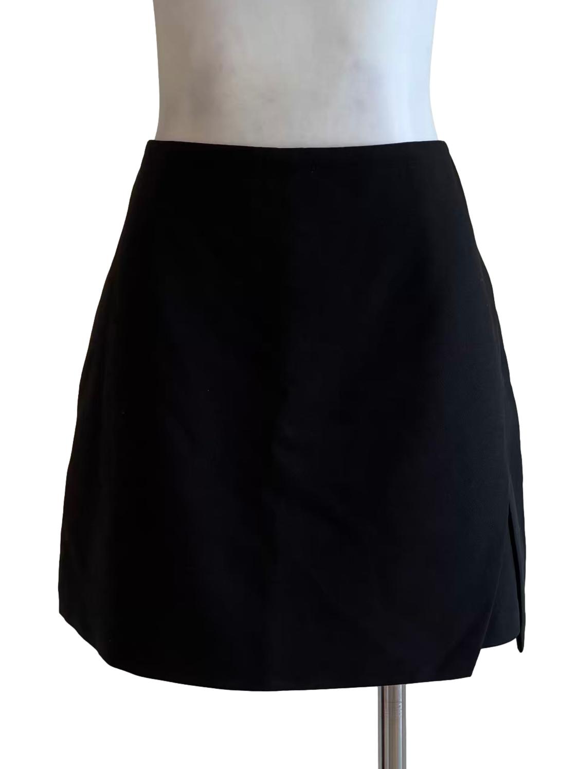 Soft Black Mini Skirt