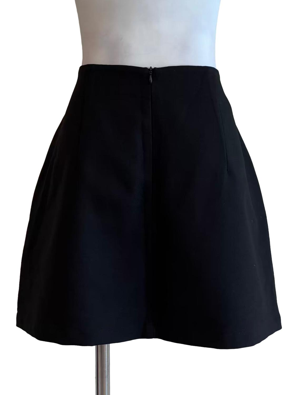 Soft Black Mini Skirt