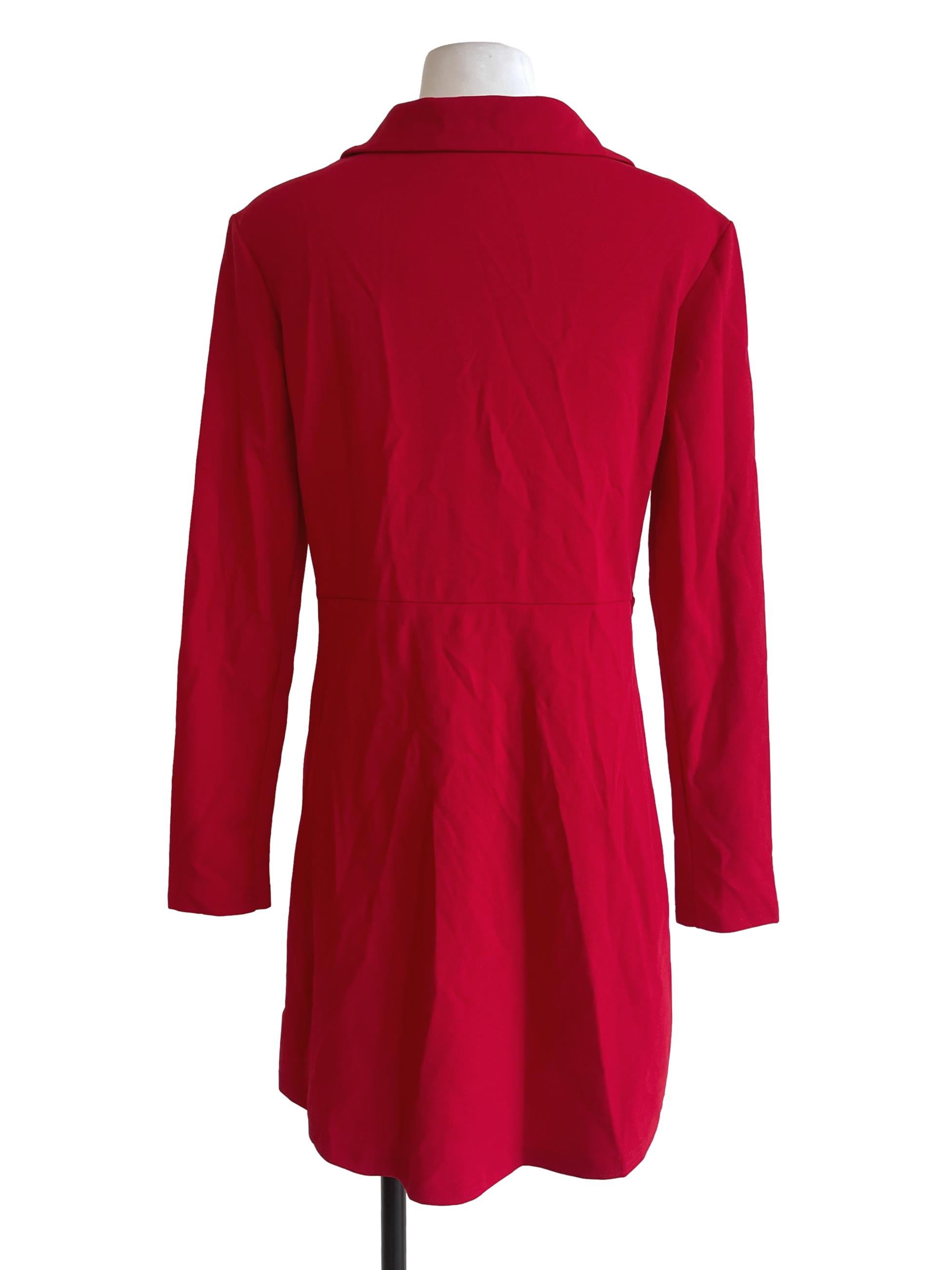 Red Collar Dress