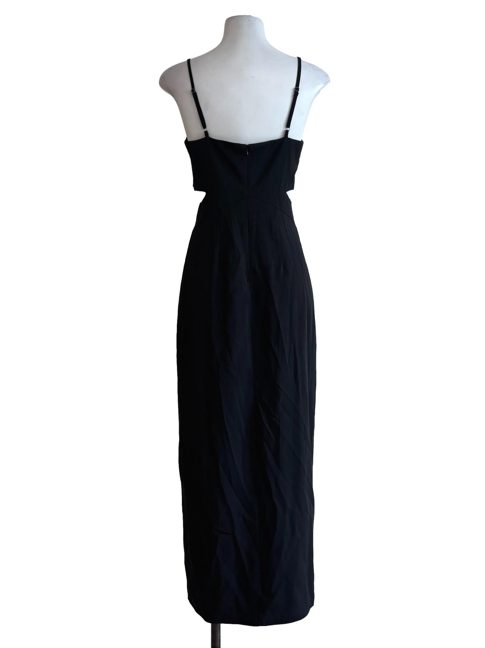 Black Sweetheart Slip Dress