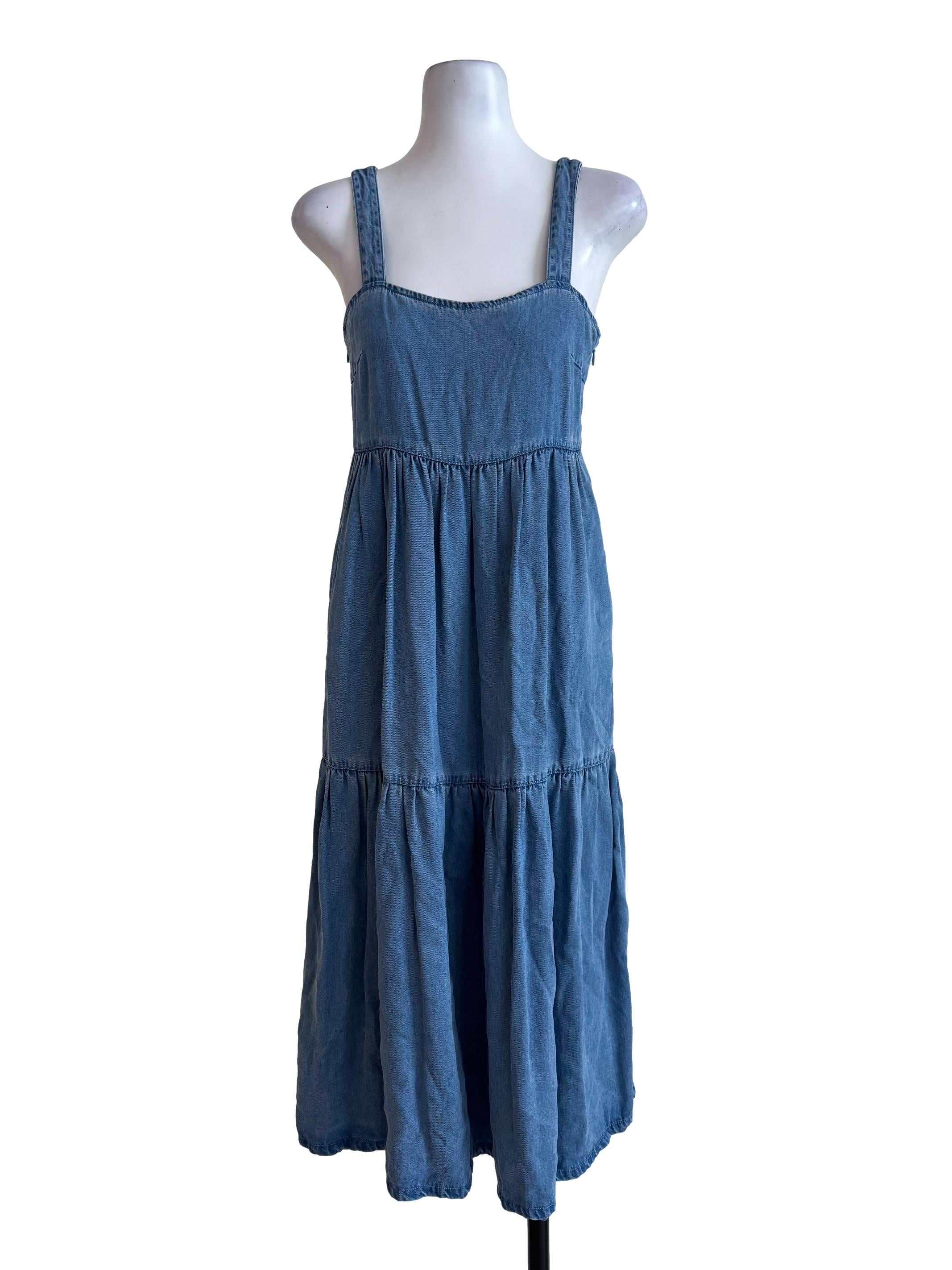 Denim Blue Layer Dress