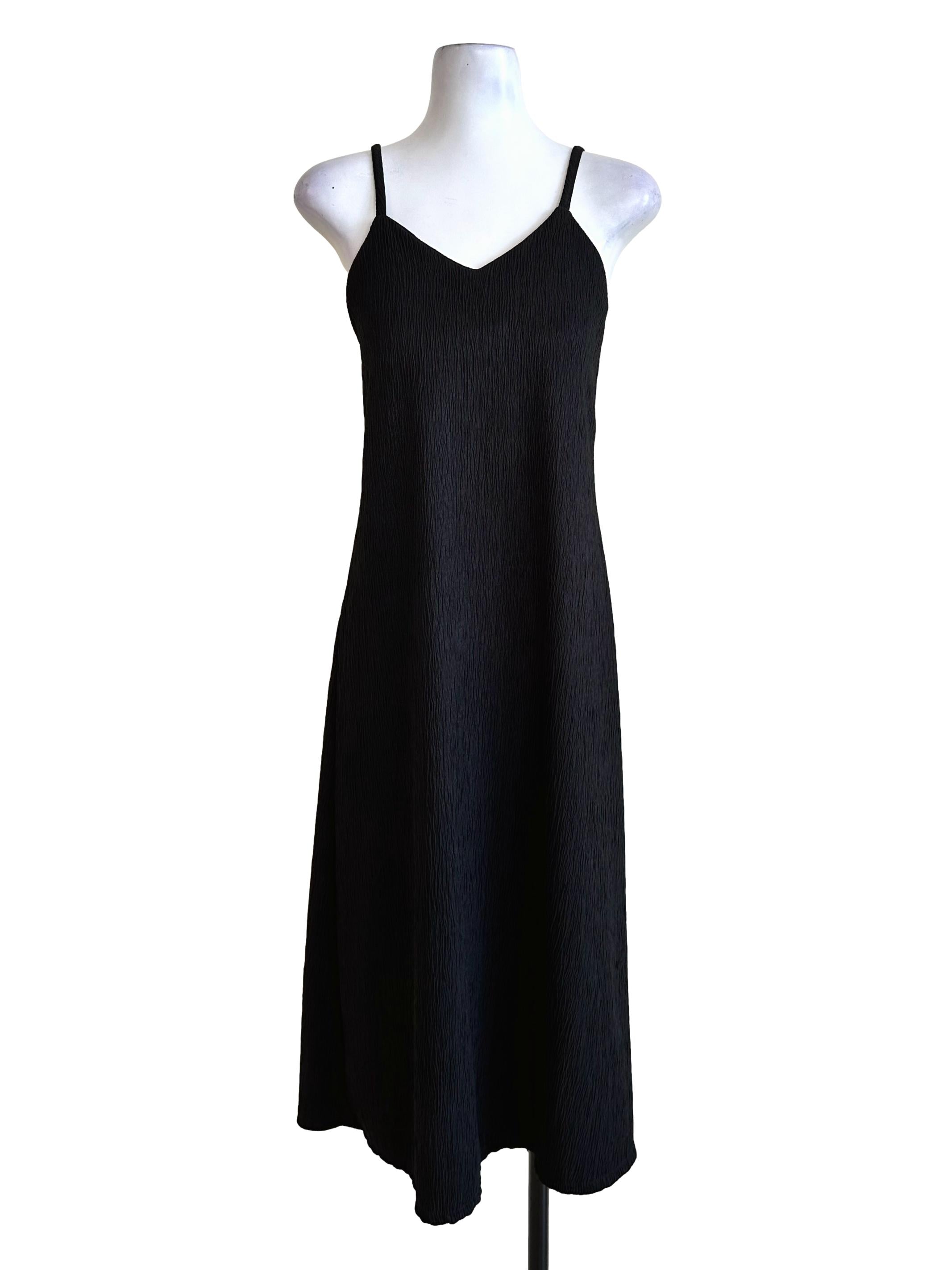 Ink Black Texture Dress