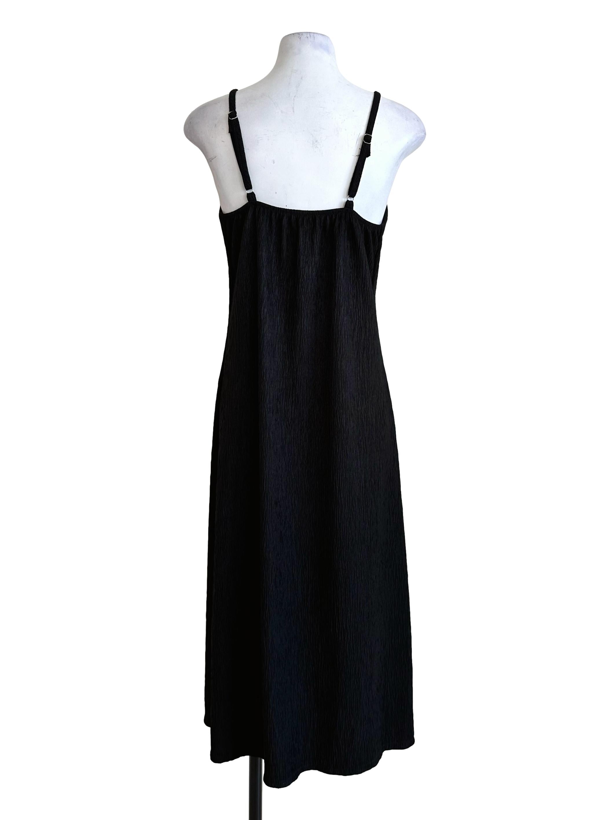 Ink Black Texture Dress