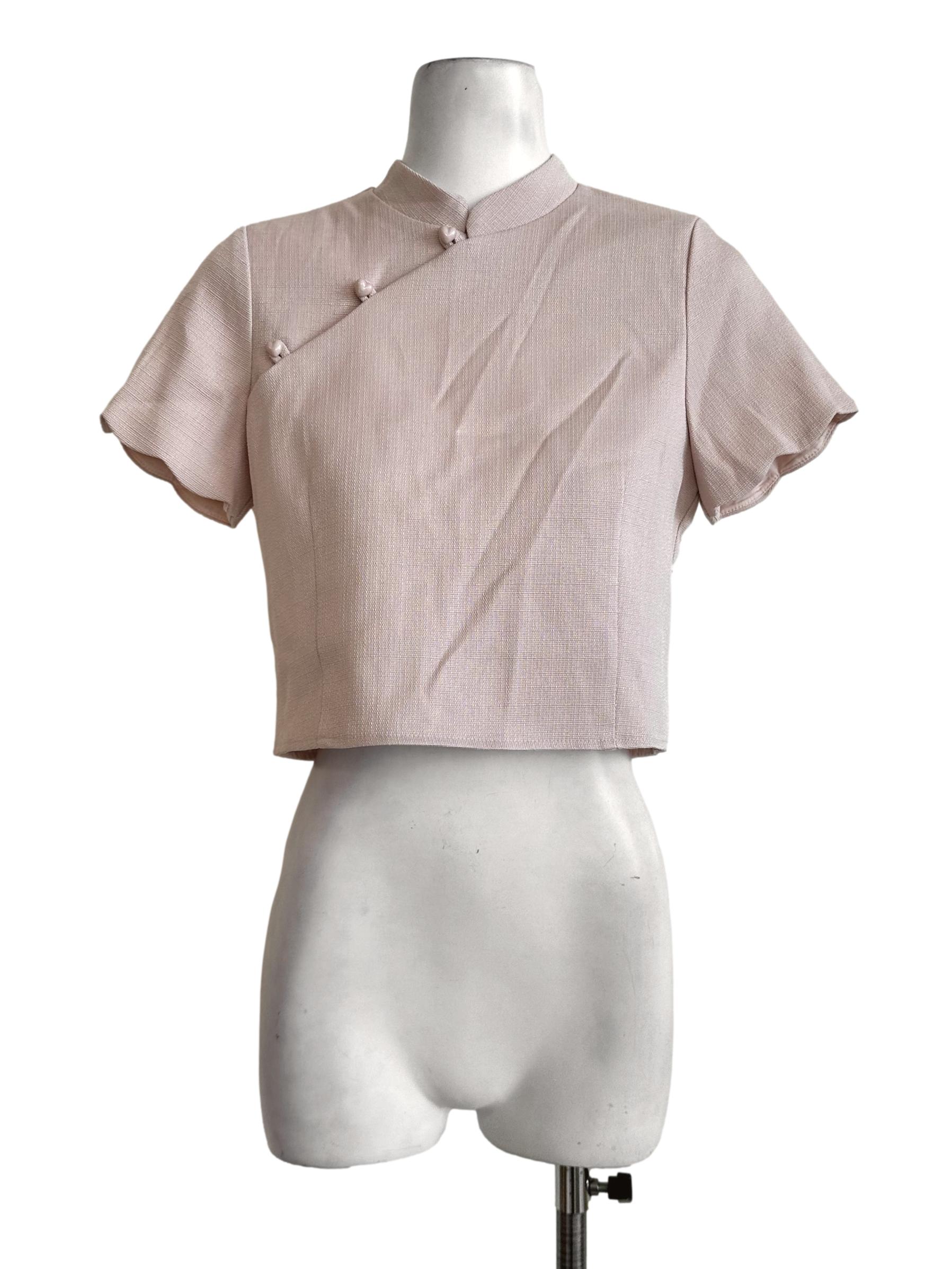 Light Blush Pink Texture Top