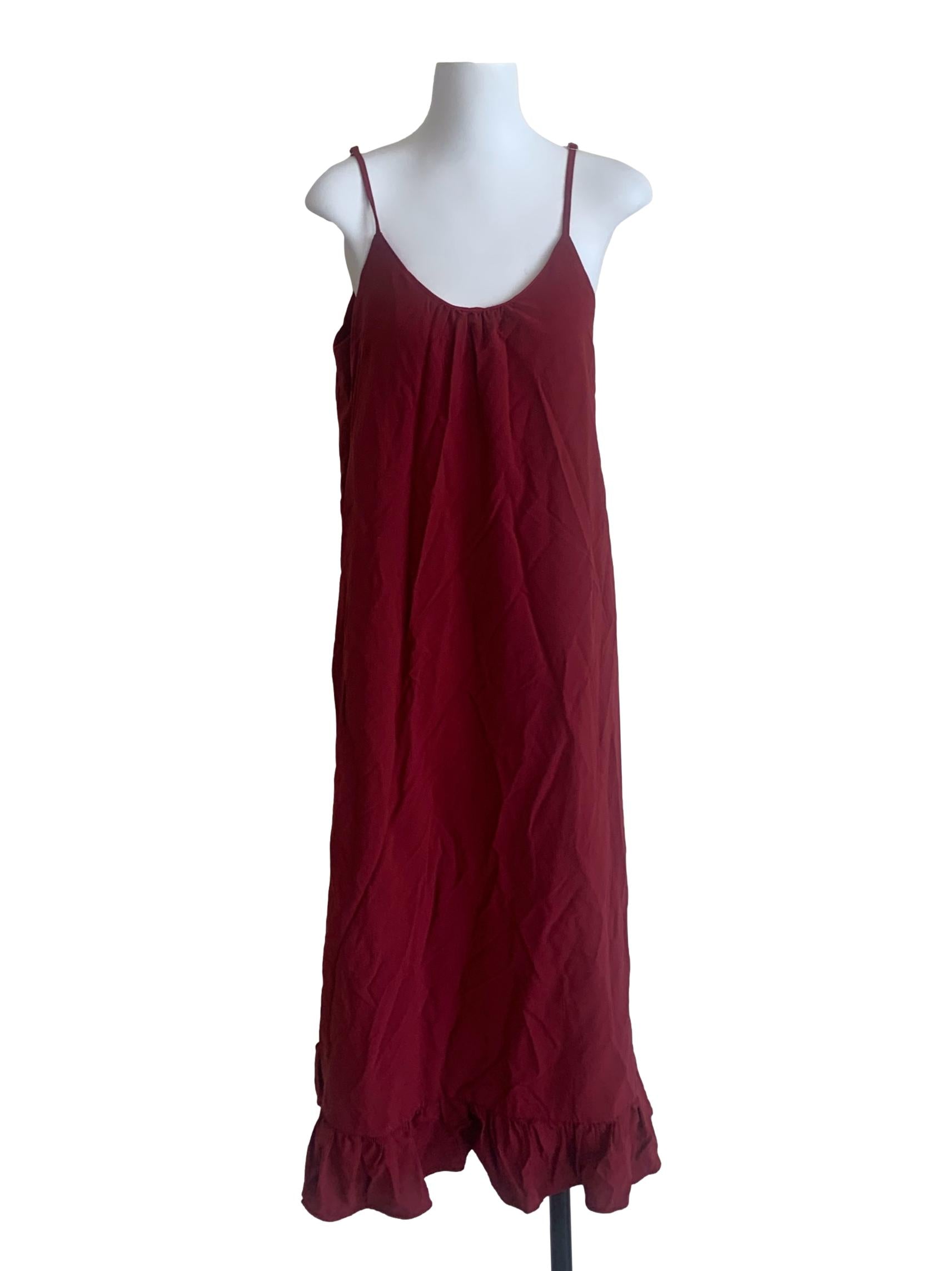 Red  Spaghetti Strap Dress