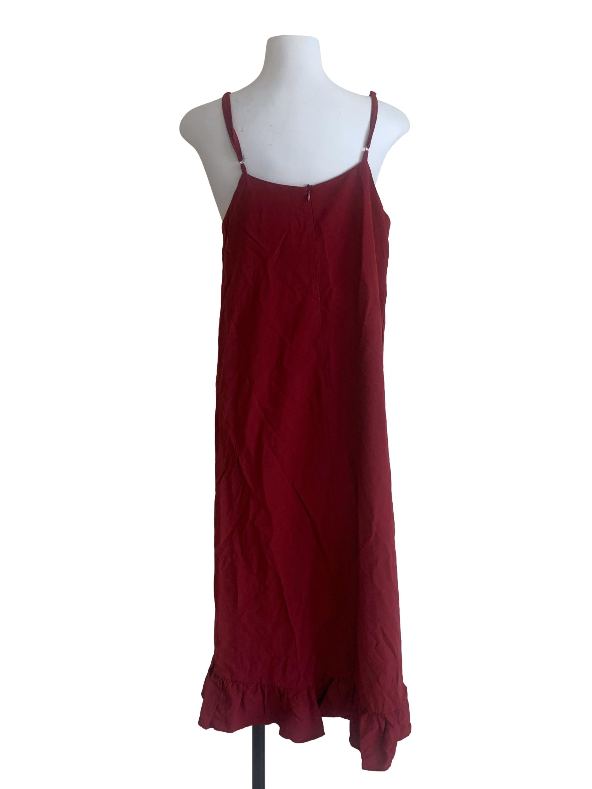 Red  Spaghetti Strap Dress