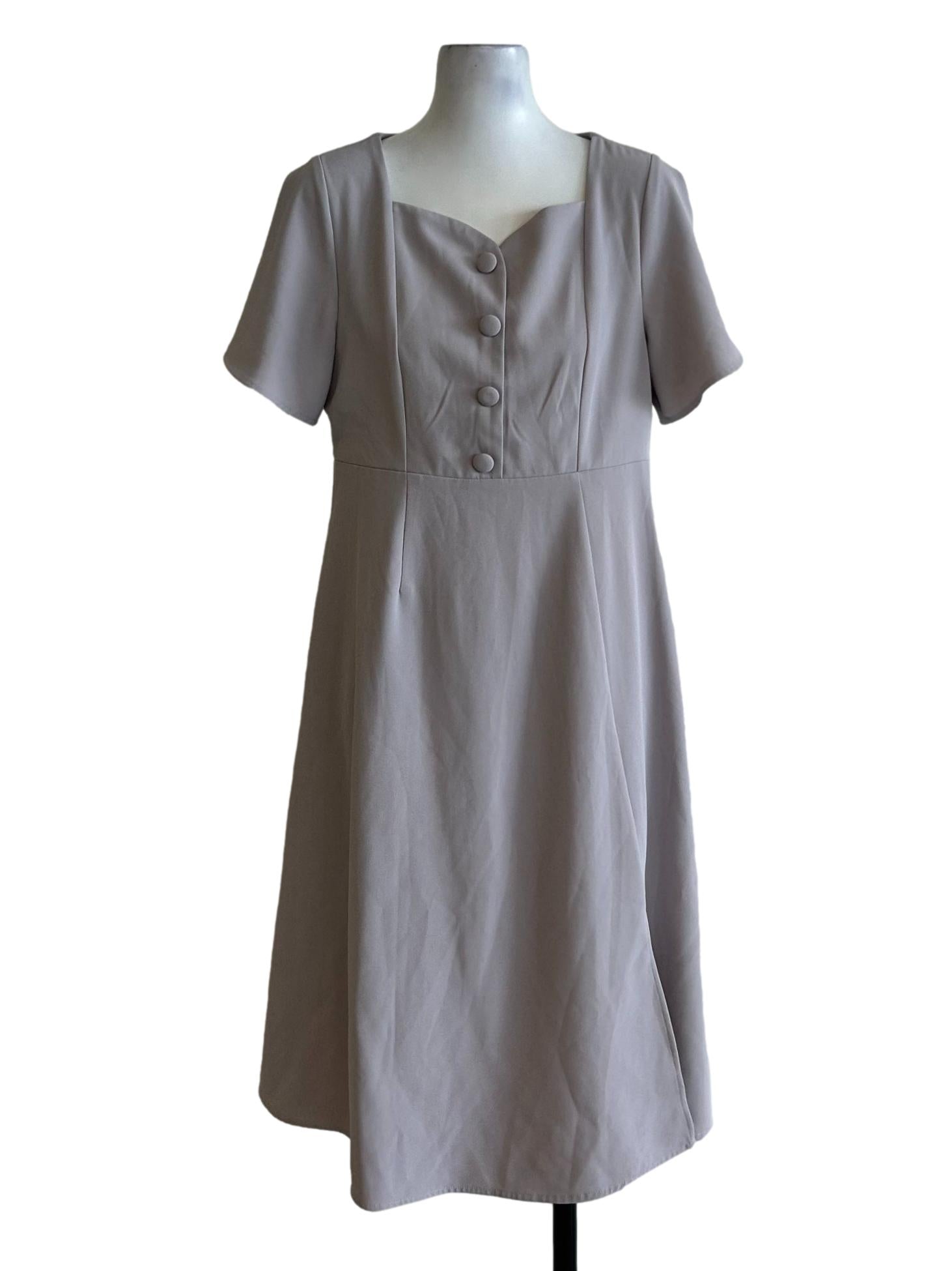 Pastel Purple Midi Dress