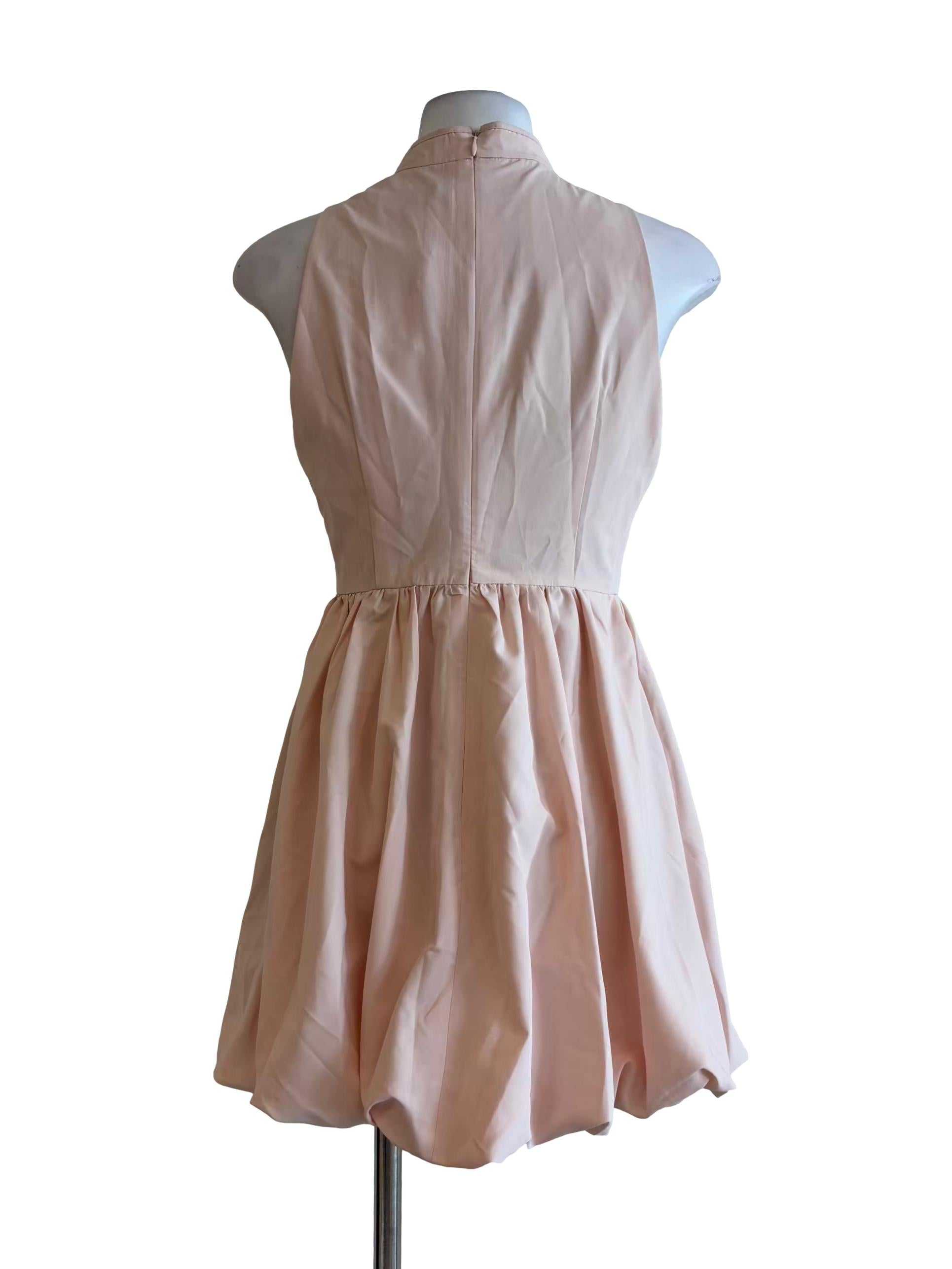 Bubblegum Pink Sleeveless Bubble Dress