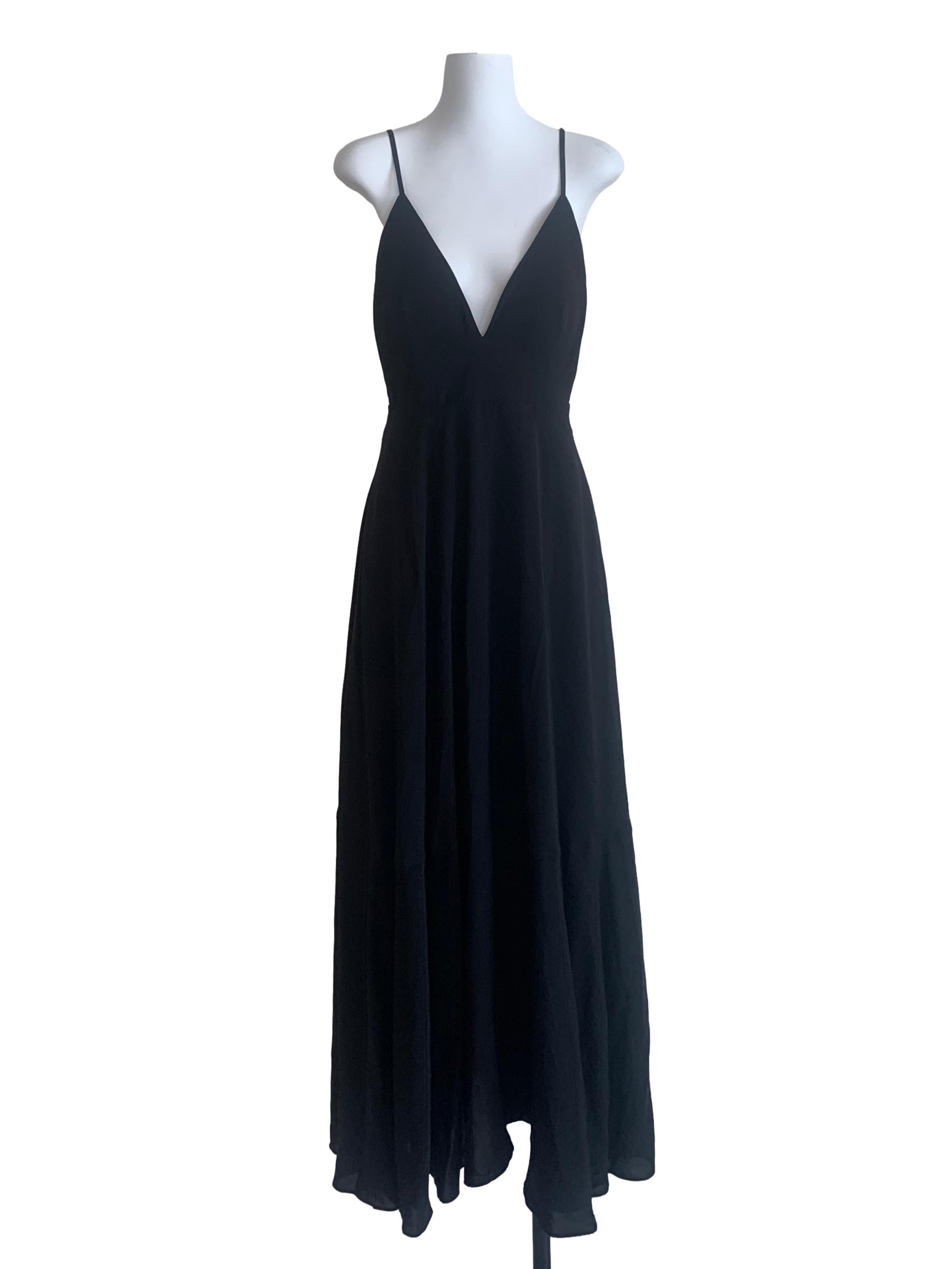 Black Sweetheart Neck Dress