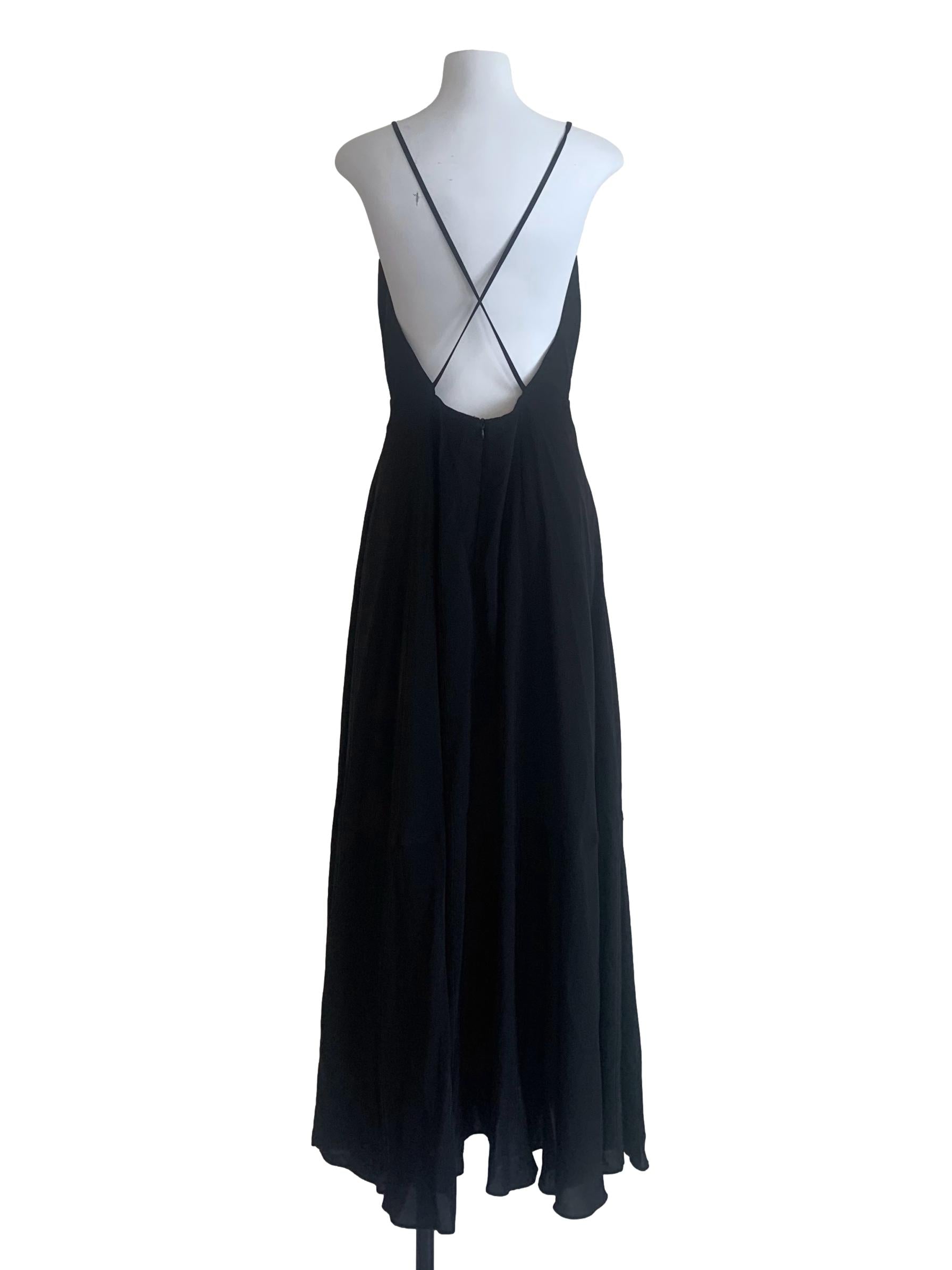 Black Sweetheart Neck Dress