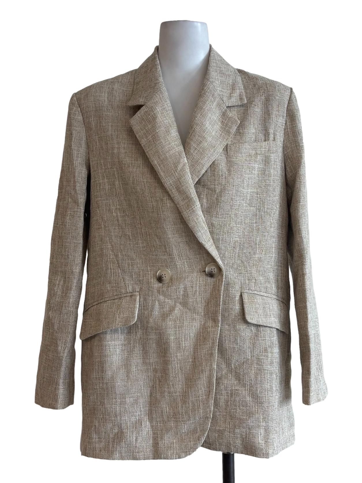 Coconut Tweed Blazer