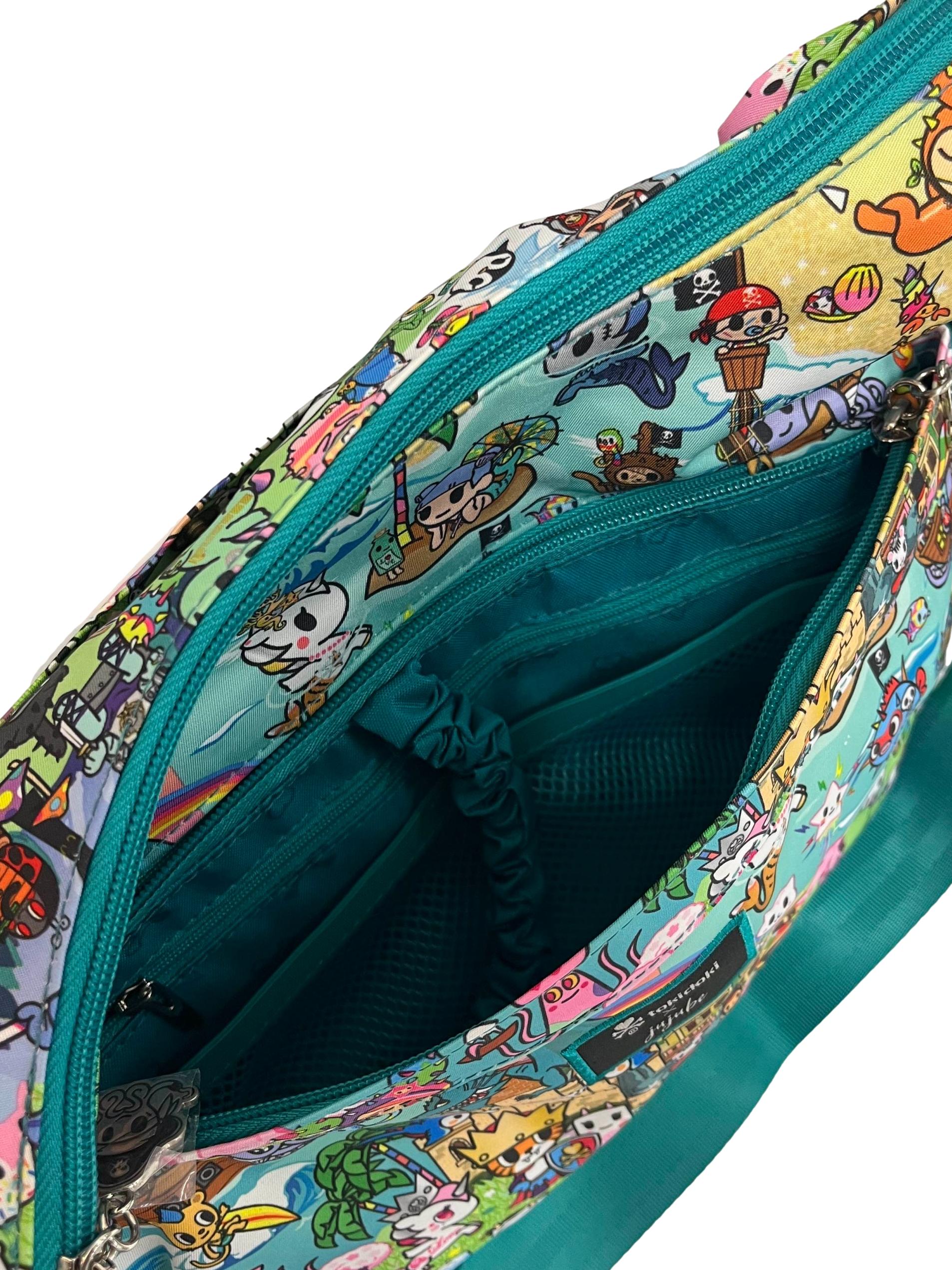 Multi-Colour Printed Crossbody Bag