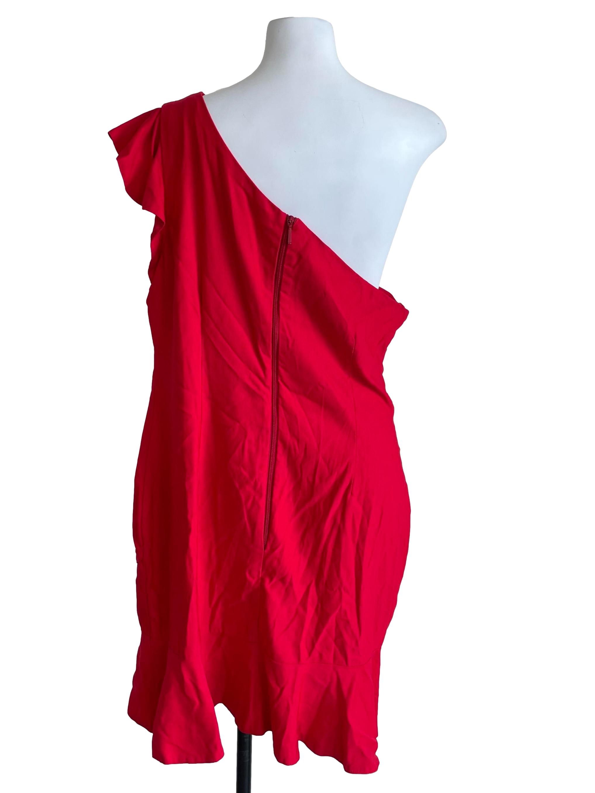 Red Asymmetric Mermaid Dress
