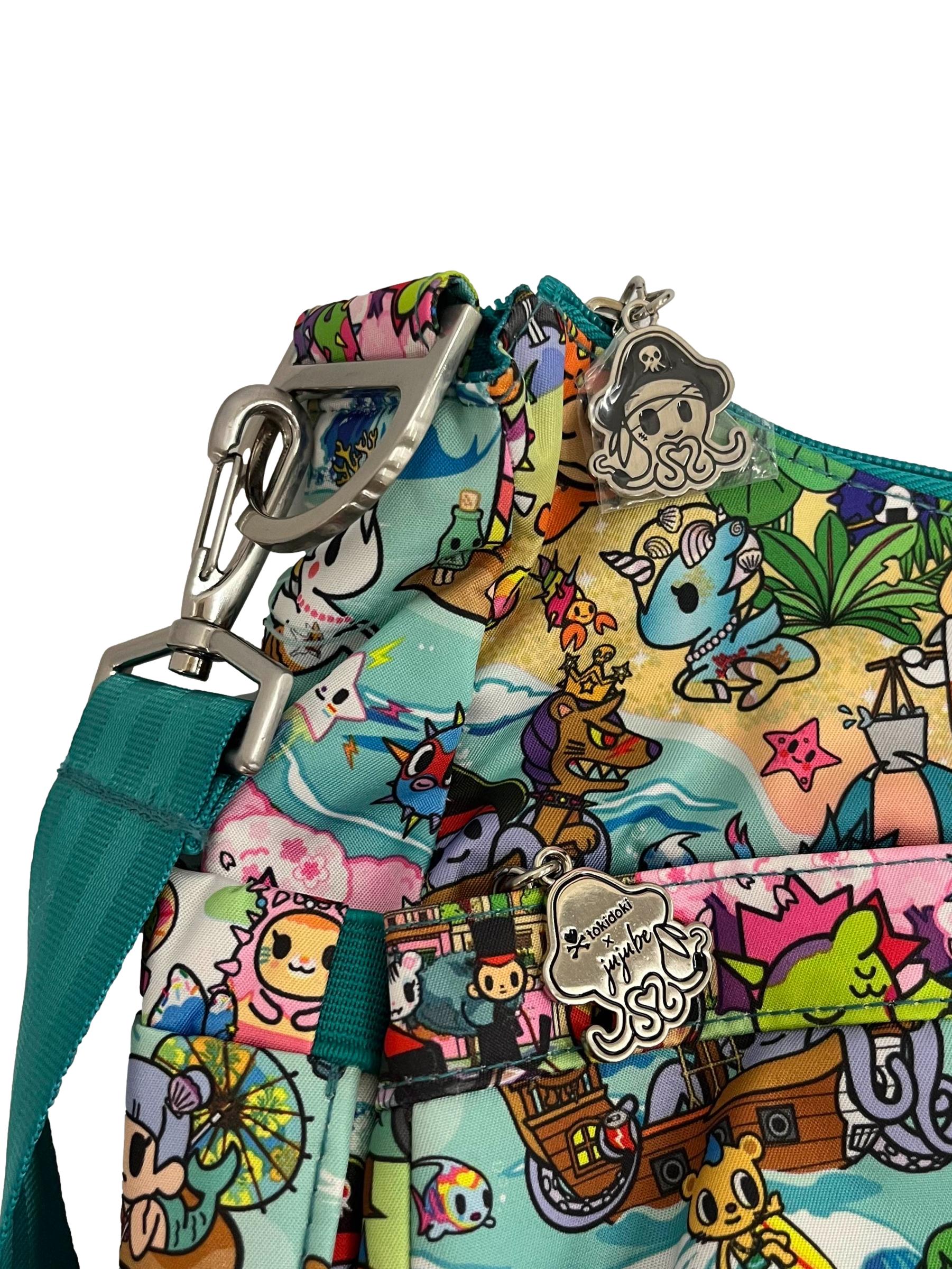 Multi-Colour Printed Crossbody Bag