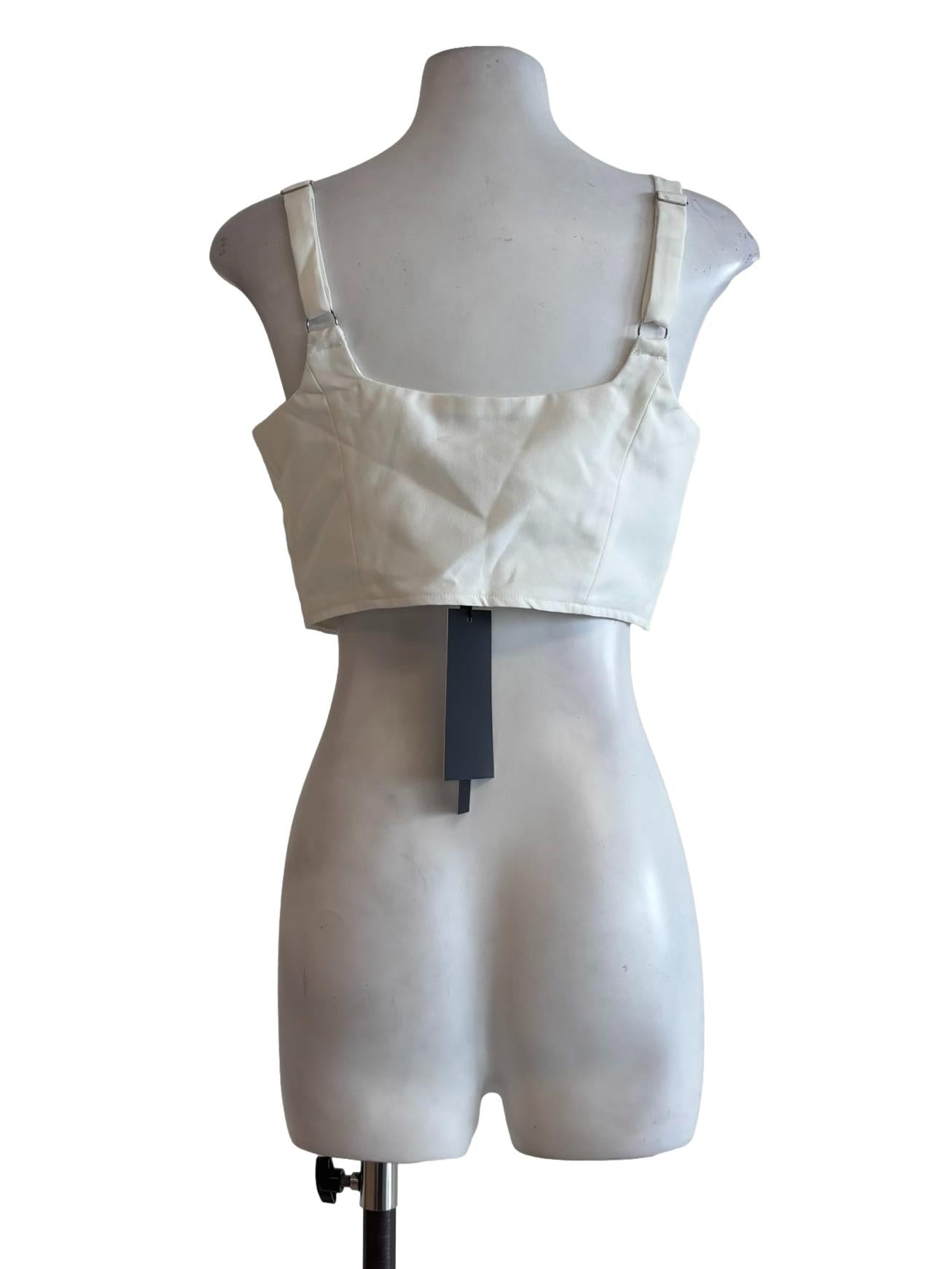 Powder White Camisole Top